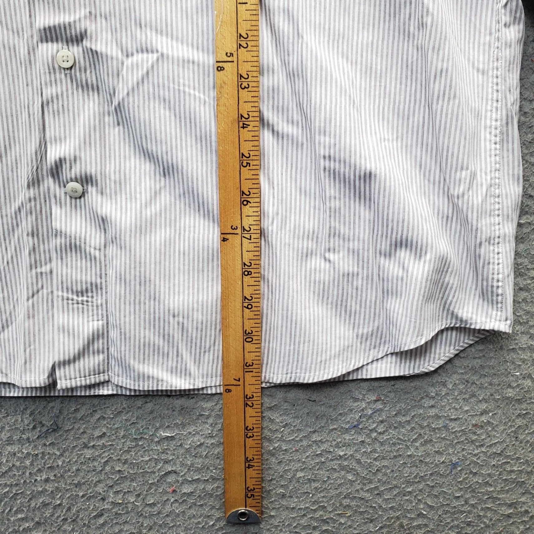 Propper PROPER Dress Shirt Men 17.5 Multi Easy Care Contemporary-Fit Button-Up Shirt Size 48R - 3 Thumbnail