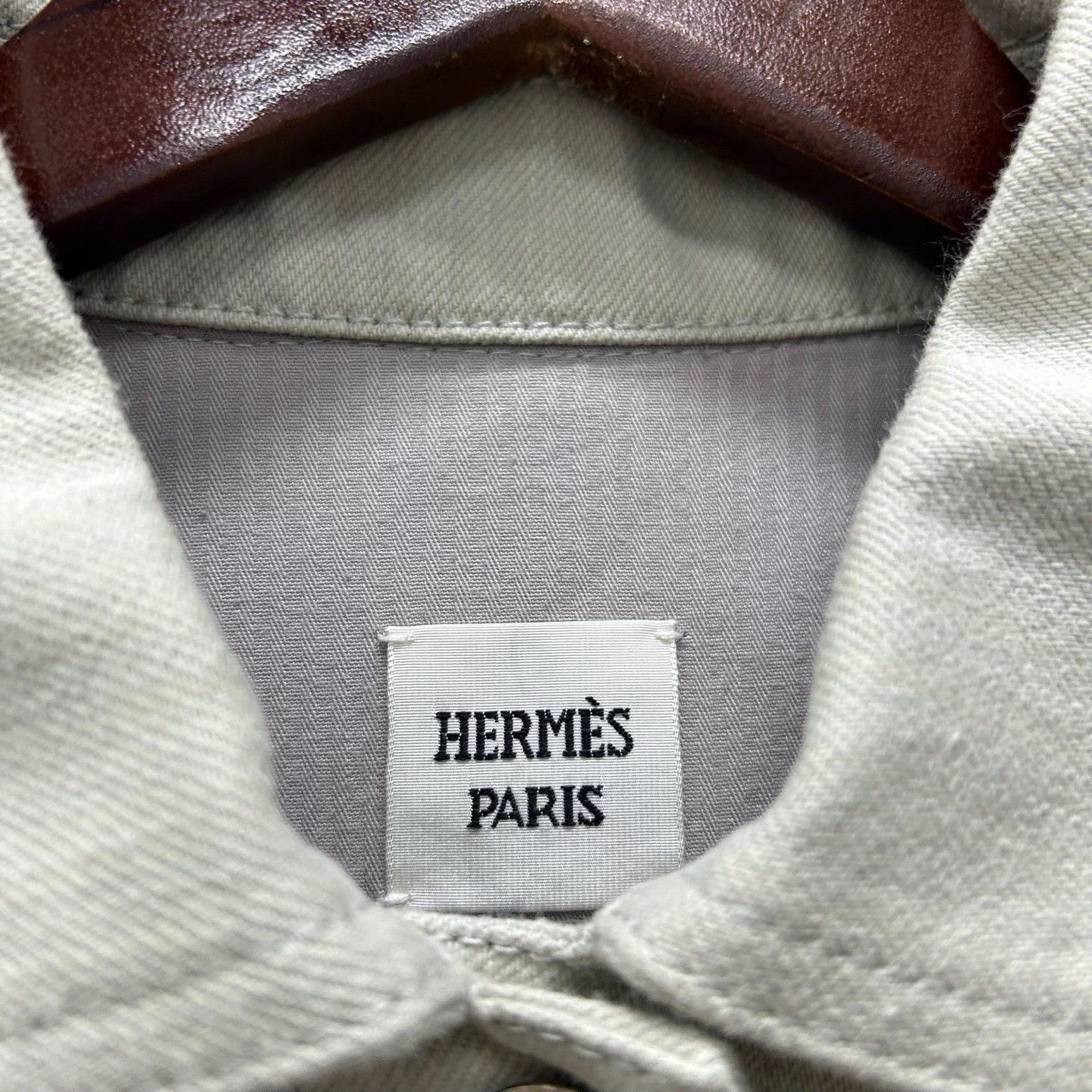 Hermes Hermes White Denim Jacket 99 New 36 Size XS / US 0-2 / IT 36-38 - 4 Thumbnail