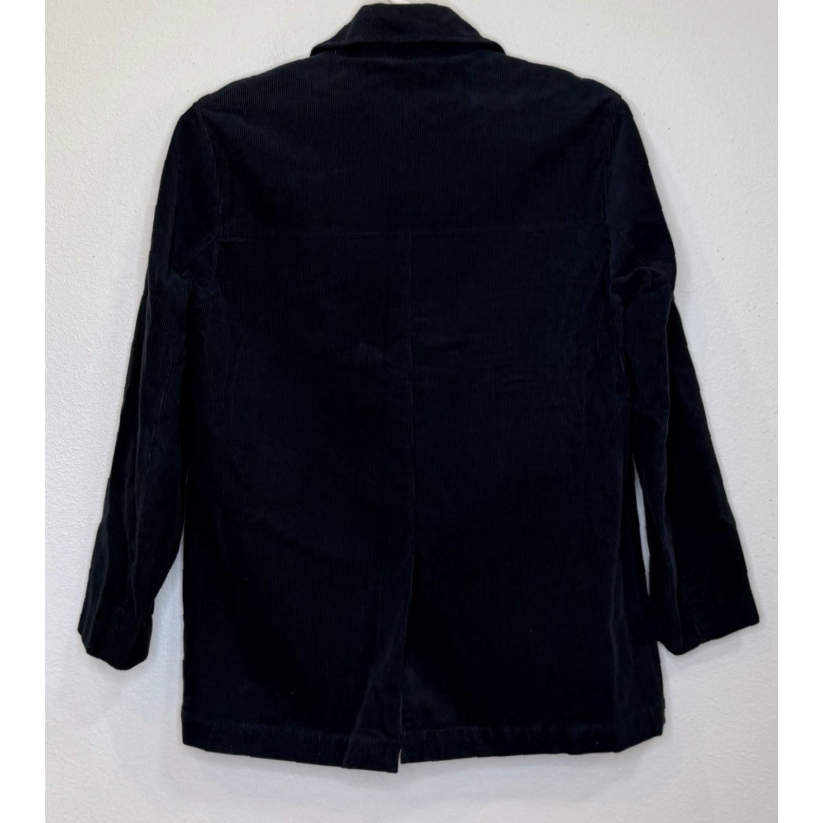 Ted Baker Ted Baker Peacoat Mens Size 3 US 38 Dark Blue Corduroy Double Breasted Nautical Size US XXS / EU 40 - 4 Thumbnail