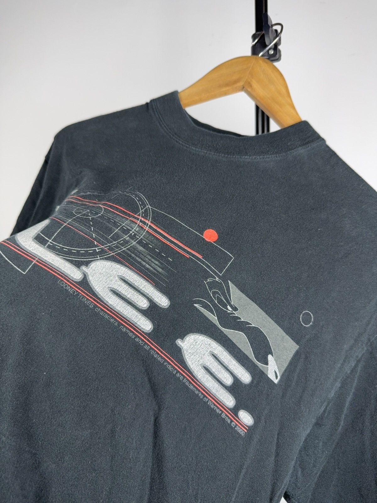 Warner Bros 2000 Retro Vintage Y2K Rollerblade x Looney Tunes Wile E Tee Size US L / EU 52-54 / 3 - 7 Thumbnail