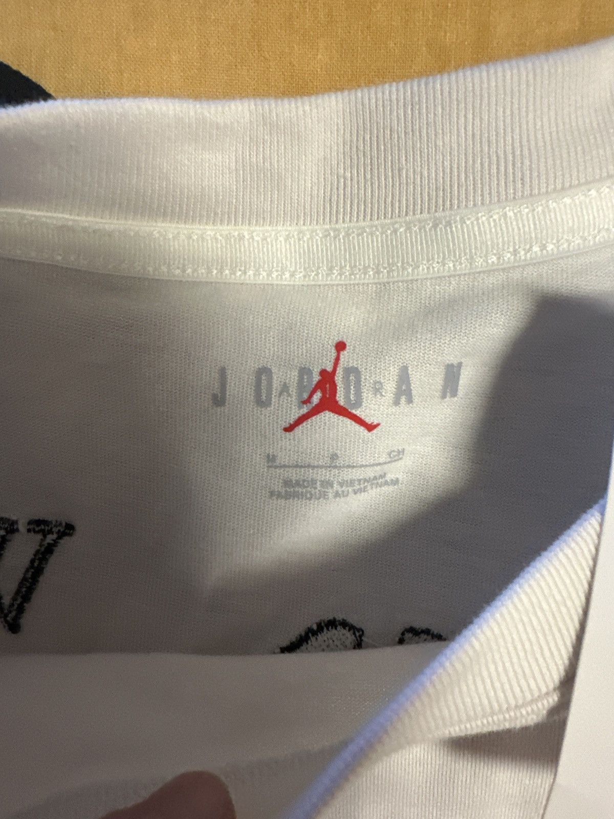 Jordan Brand × Off-White Air Jordan Off White t-shirt Size US M / EU 48-50 / 2 - 2 Thumbnail