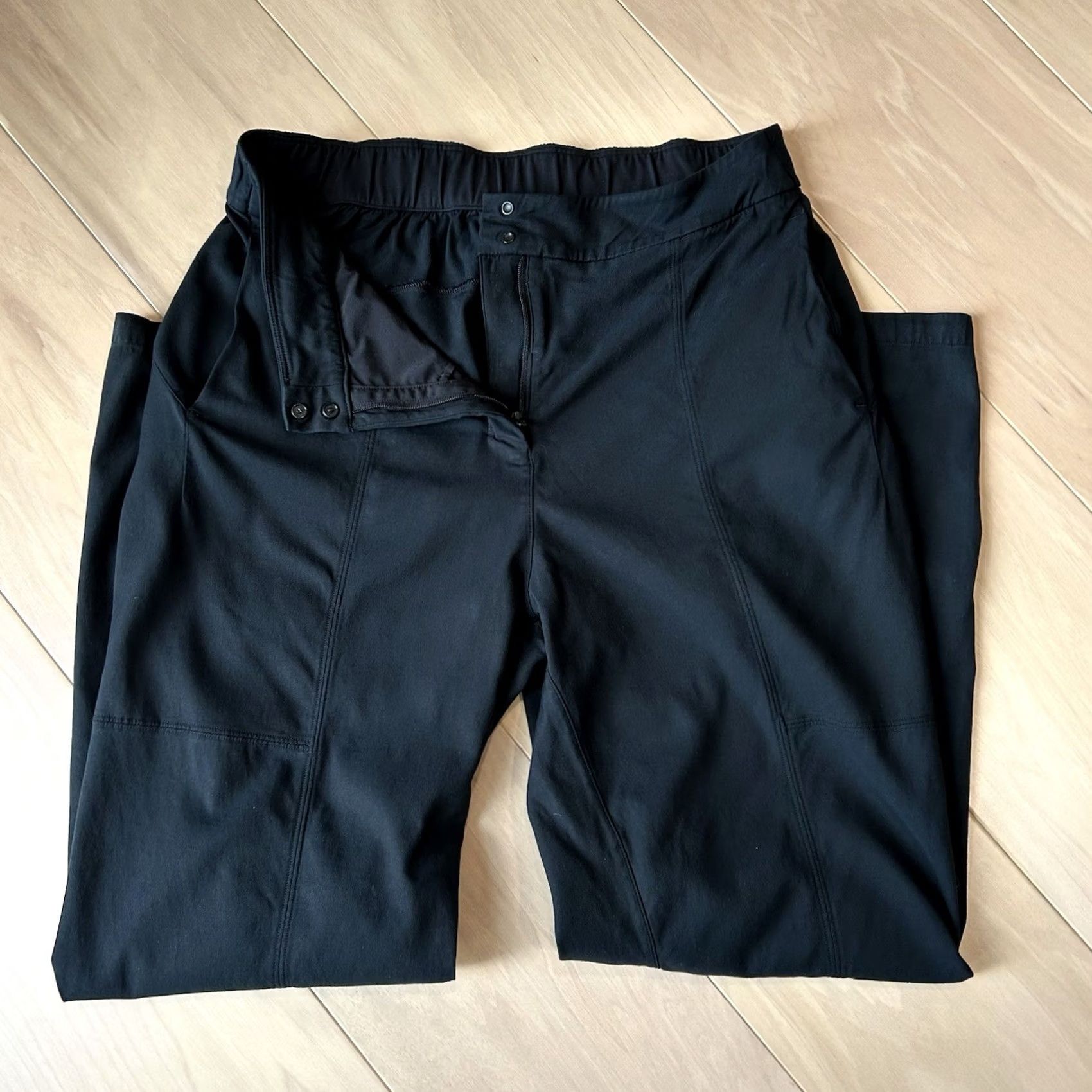 Lululemon Lululemon Dynamic Days Pant Black 26” Inseam Women 8 Tapered Leg City Urban Athleisure Casual Size 30" / US 8 / IT 44 - 3 Thumbnail
