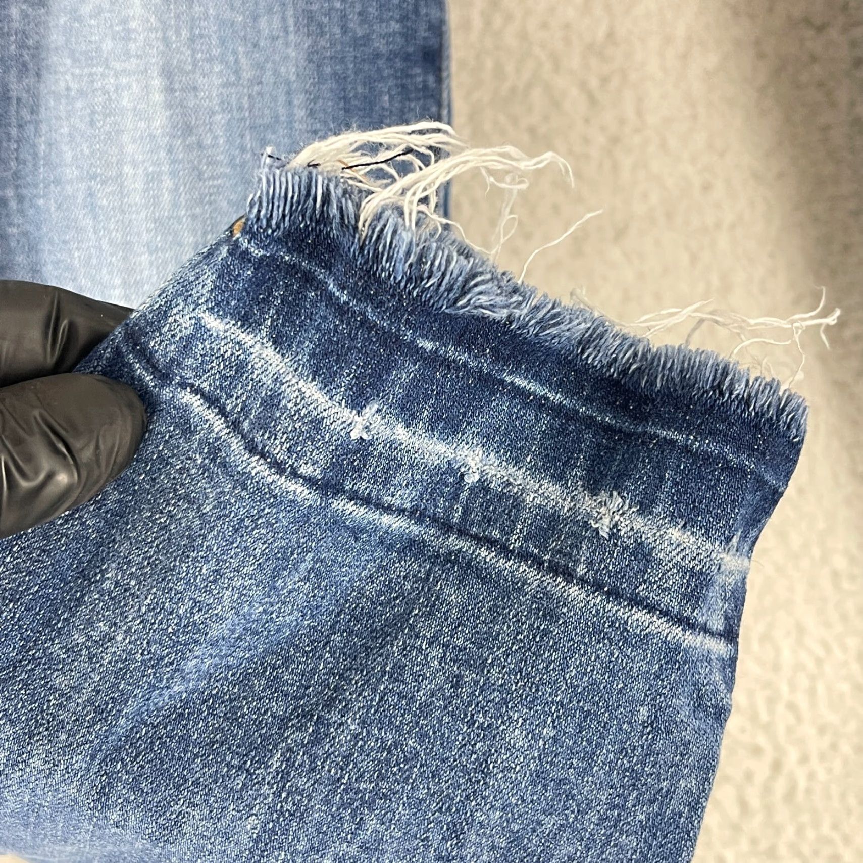 Vintage KUT from the Kloth Chrissie Fab Ab Straight Leg Jeans Womens Mid-Rise Size 0 Blue Size 25" / US 0 / IT 36 - 7 Thumbnail