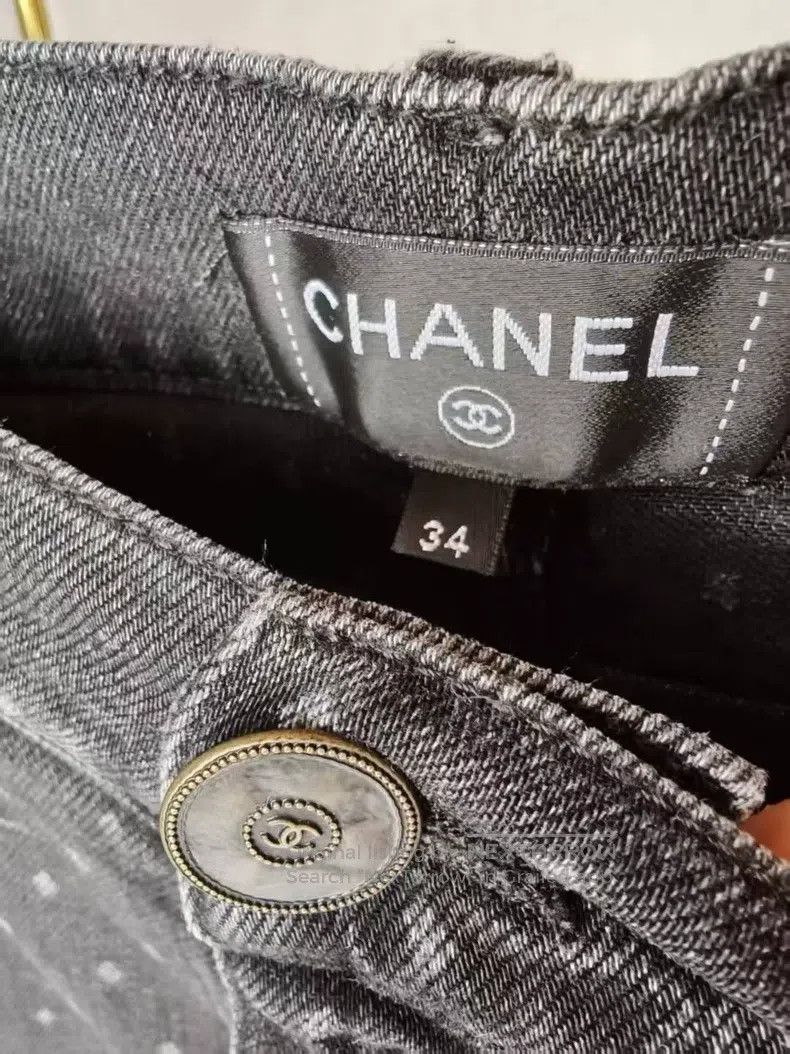 Chanel Chanel Printed dot jeans Size 42" / US 20 - 2 Thumbnail