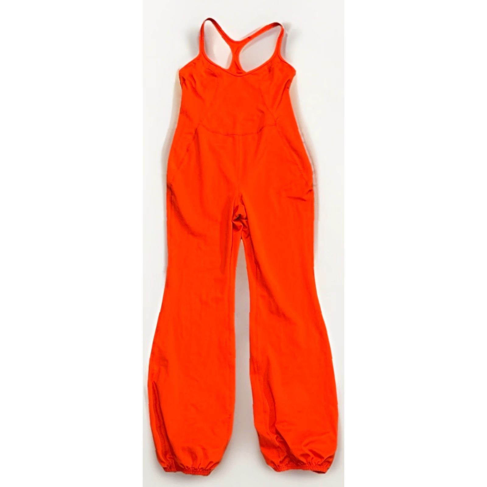 Free People Free People Movement One Piece Jumpsuit Flame Orange M Womens Size 32" / US 10 / IT 46 - 3 Thumbnail