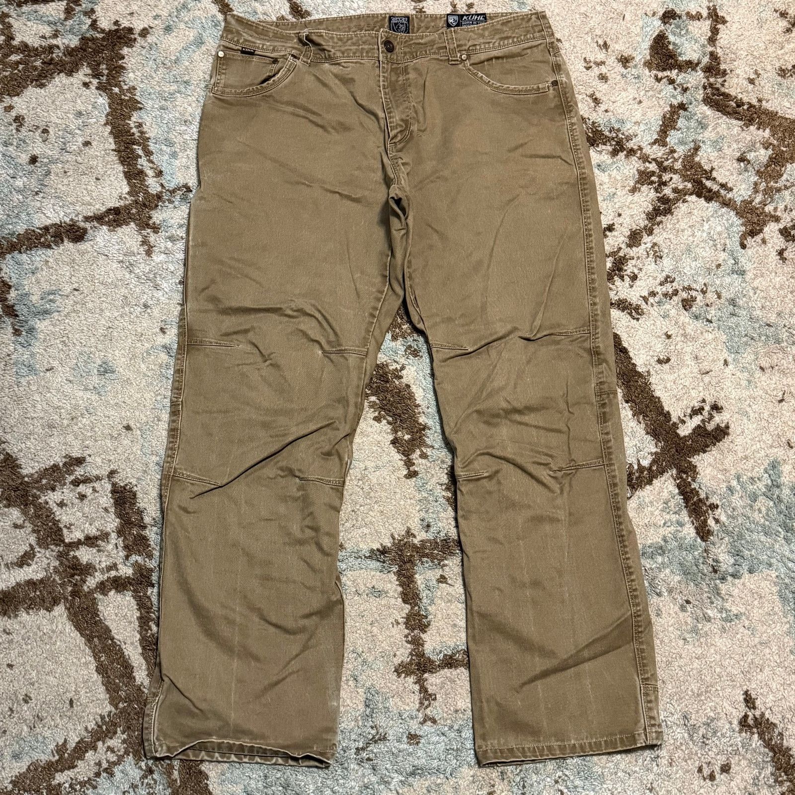 Kuhl Kuhl Mens Rydr Hiking Pants Size 38x32 Khaki/Tan Outdoors Size US 38 / EU 54 - 1 Thumbnail