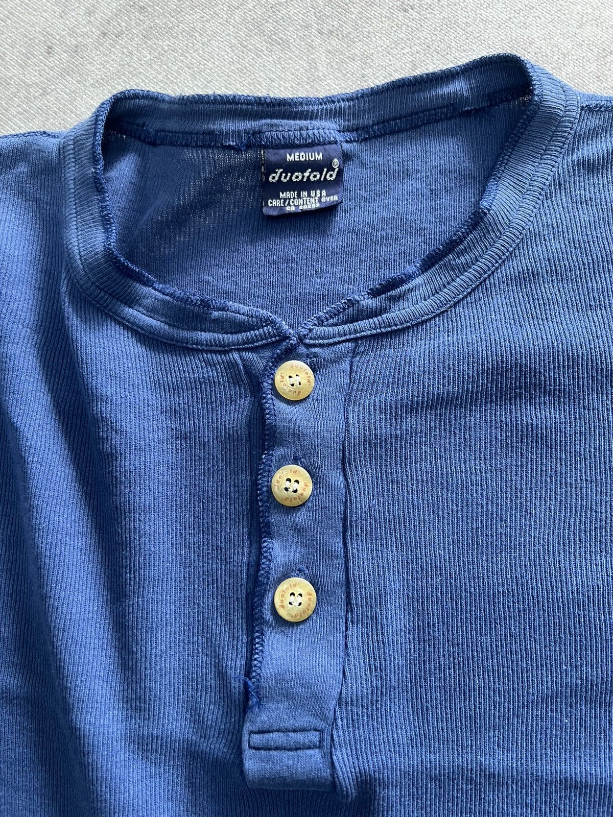 Vintage Duofold waffle-knit thermal henley Size US M / EU 48-50 / 2 - 2 Thumbnail
