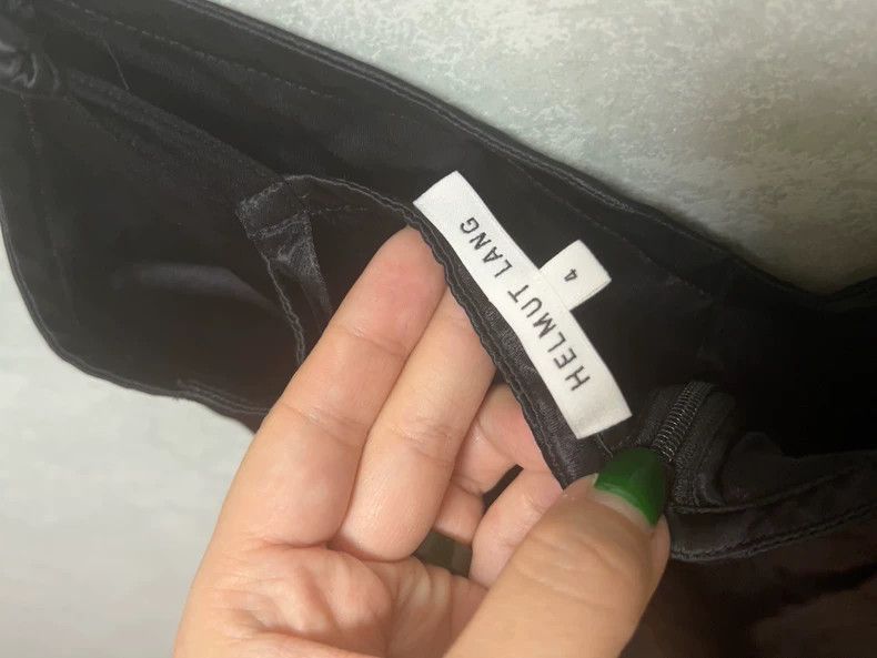 Helmut Lang helmut lang size 4 Classic pleated glossy little black dre Size M / US 6-8 / IT 42-44 - 4 Thumbnail