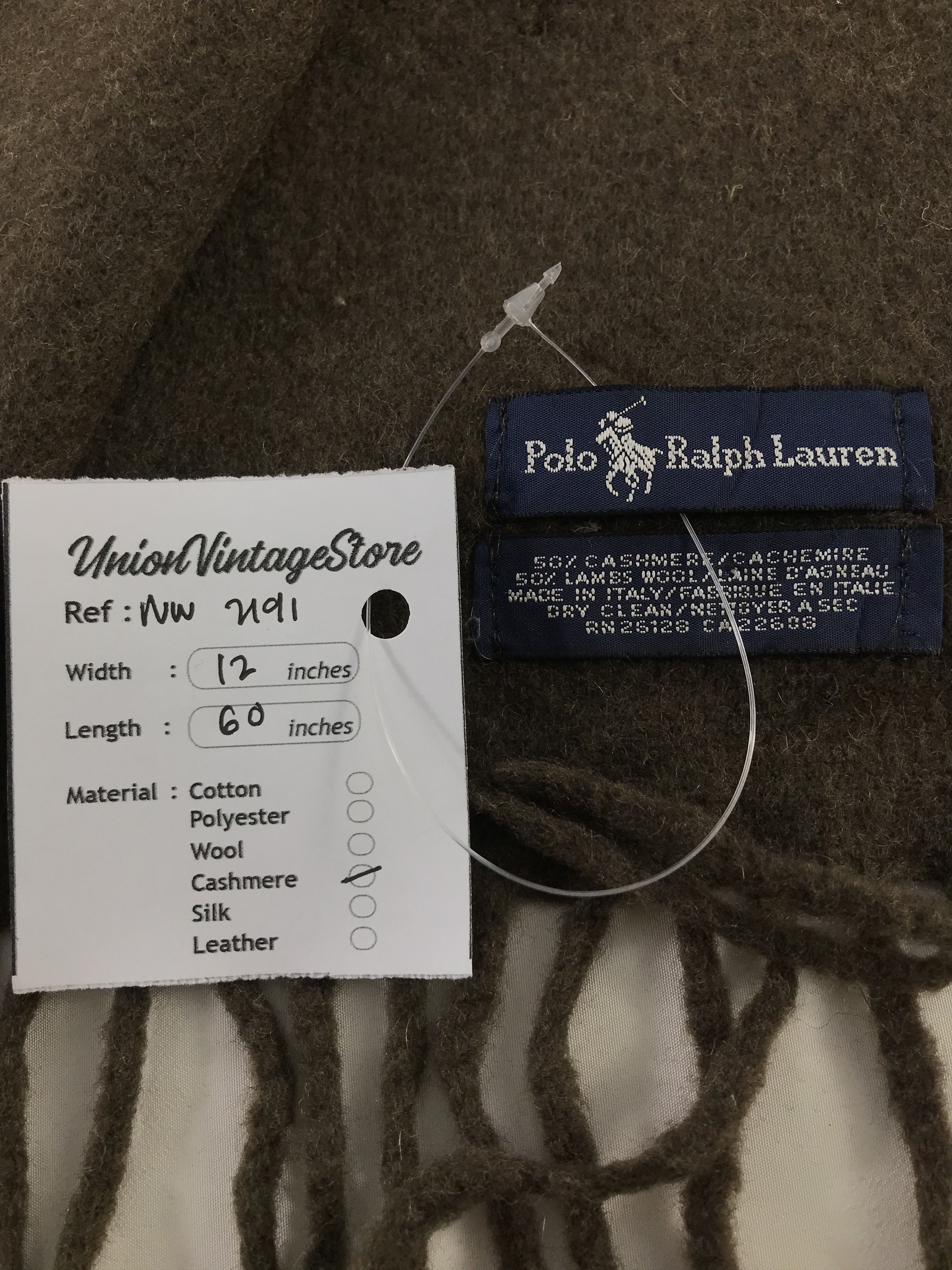 Polo Ralph Lauren × Vintage Polo Ralph Lauren Scarf / Muffler / Neckwear - WW2191 Size ONE SIZE - 5 Thumbnail