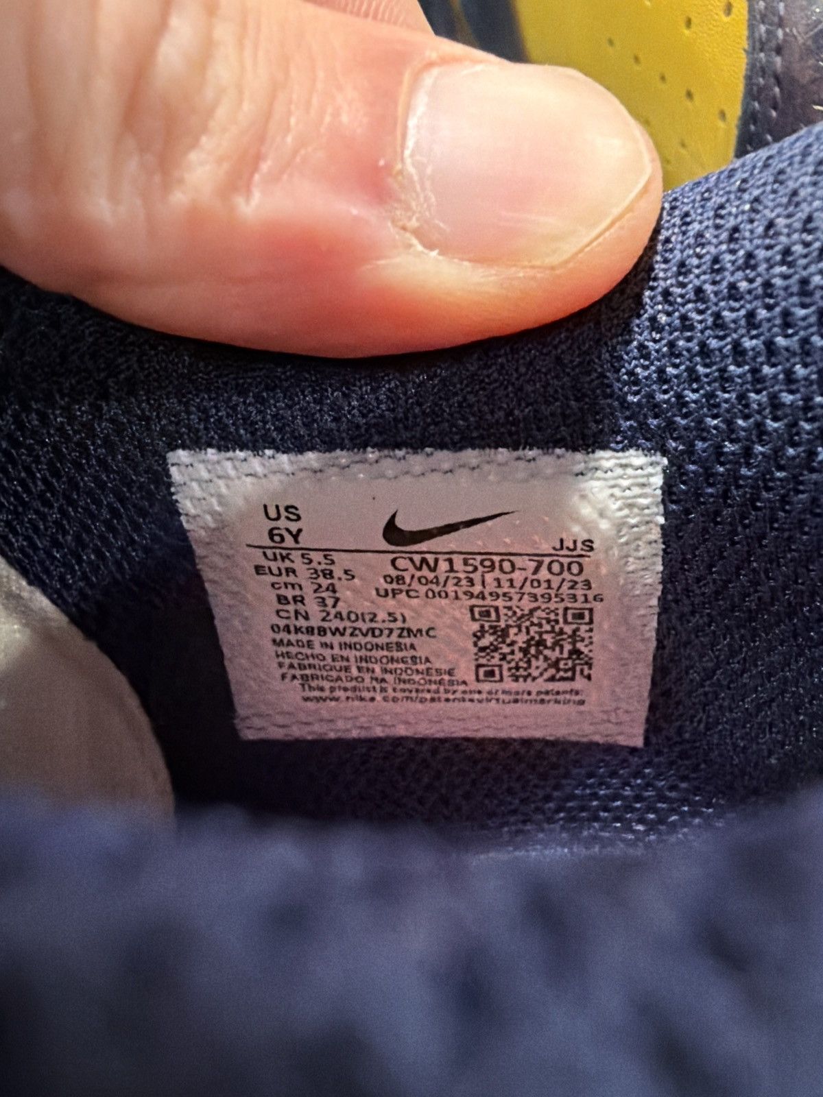 Nike Dunk Low Michigan Size-6Y Brand New Quick Shipping Size US 6 / EU 39 - 9 Thumbnail