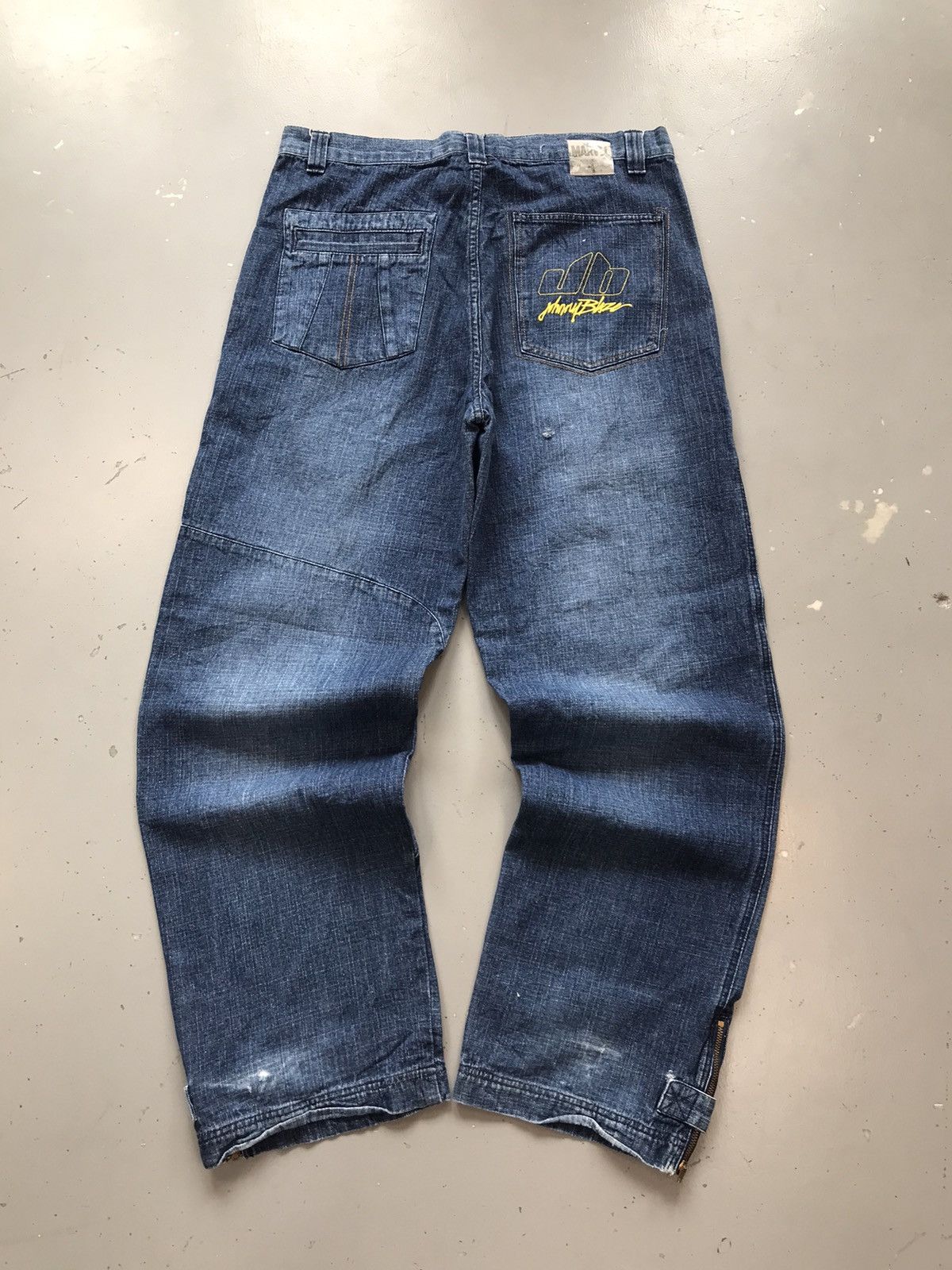Marvel Comics × Vintage Vintage marvel Johnny blaze patchwork cargo denim Size US 36 / EU 52 - 2 Thumbnail