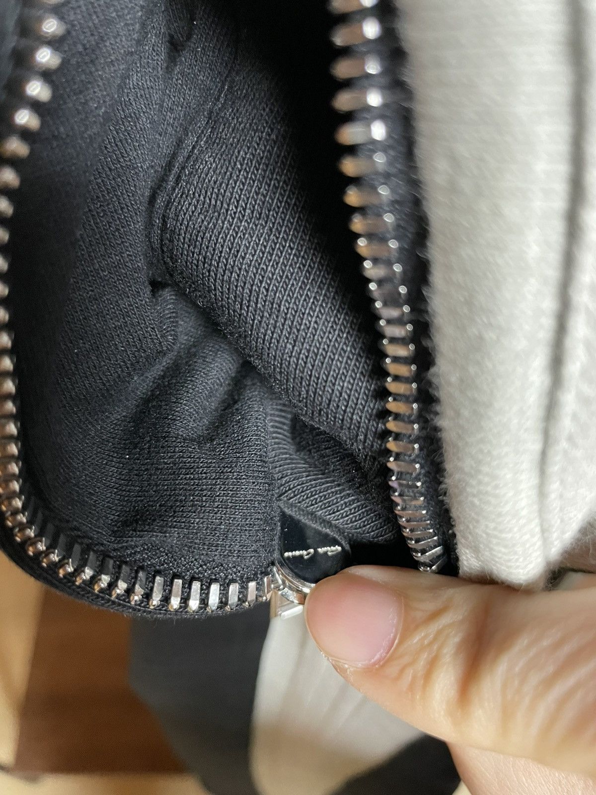 Rick Owens FW19 Oyster Black Side Stripe Track Pants 46