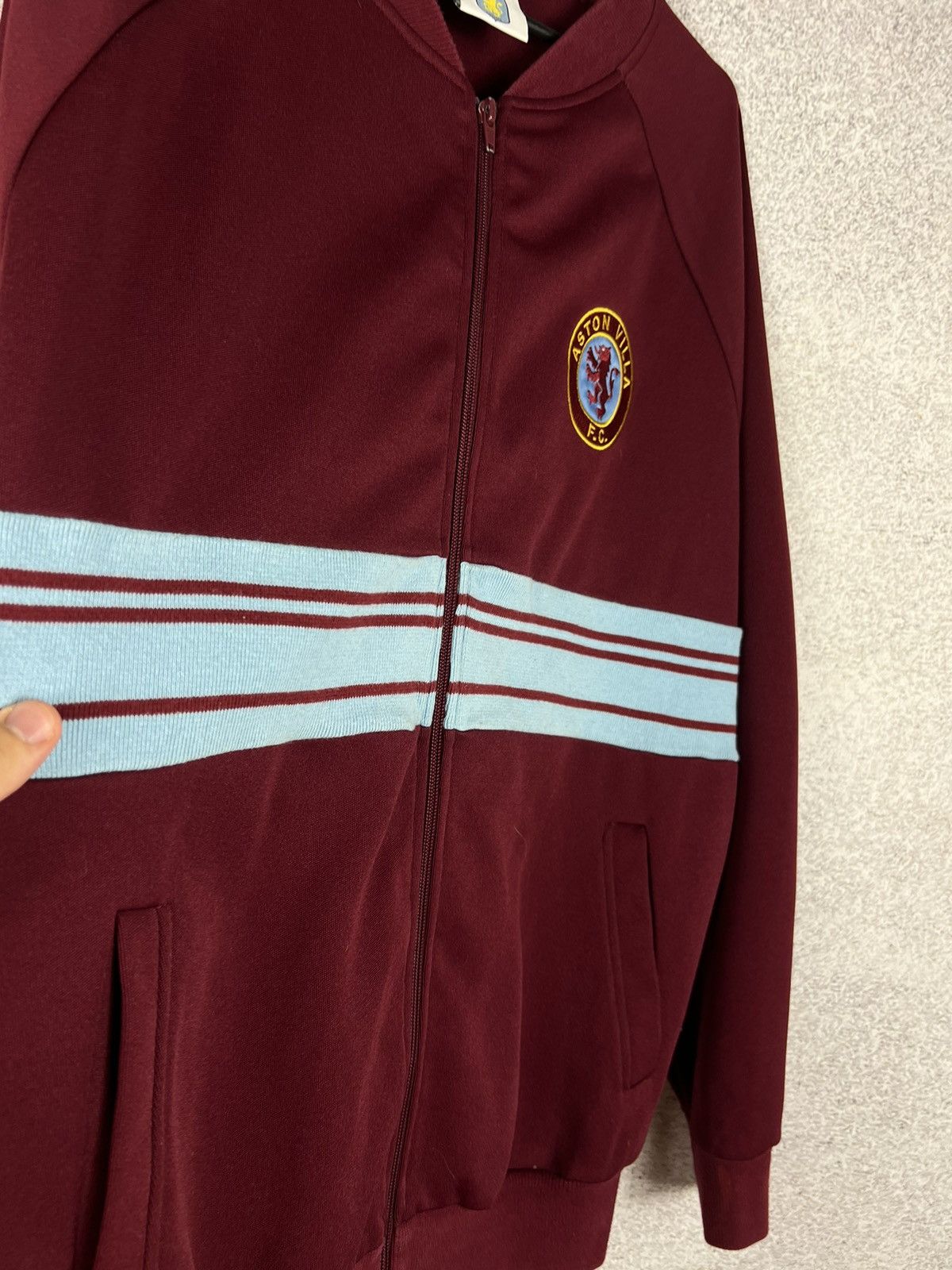 Vintage Vintage Aston Villa Soccer Track Jacket Football Kit Size US L / EU 52-54 / 3 - 4 Thumbnail