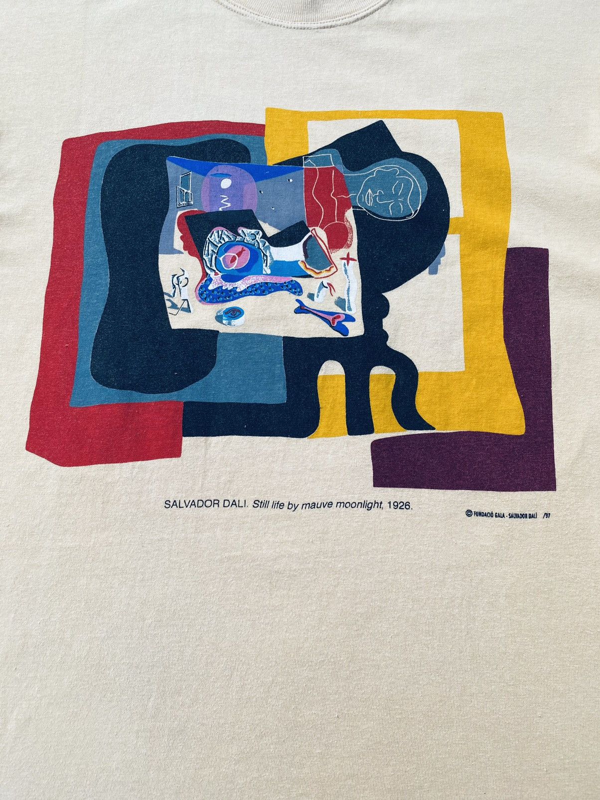 Vintage Vintage 90s Salvador Dali Art Tees Size US L / EU 52-54 / 3 - 3 Thumbnail