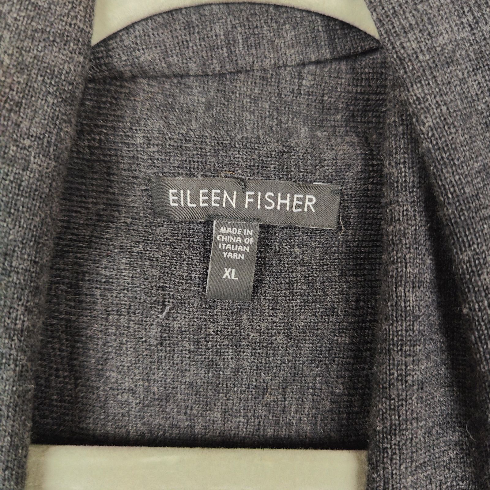 Eileen Fisher Eileen Fisher Open Cardigan Sweater Womens XL Gray Size XL / US 12-14 / IT 48-50 - 6 Thumbnail