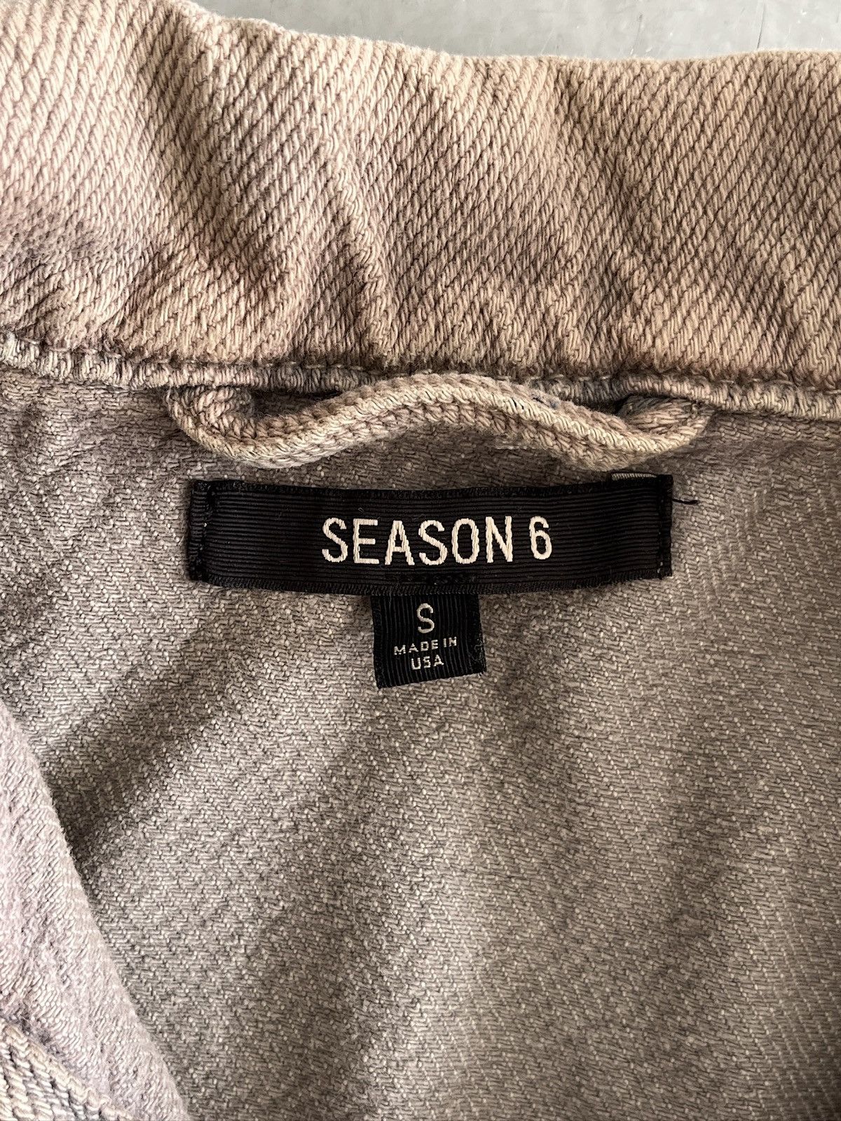 Yeezy Yeezy Season 6 Denim Work Jacket (unisex) Size US S / EU 44-46 / 1 - 7 Thumbnail