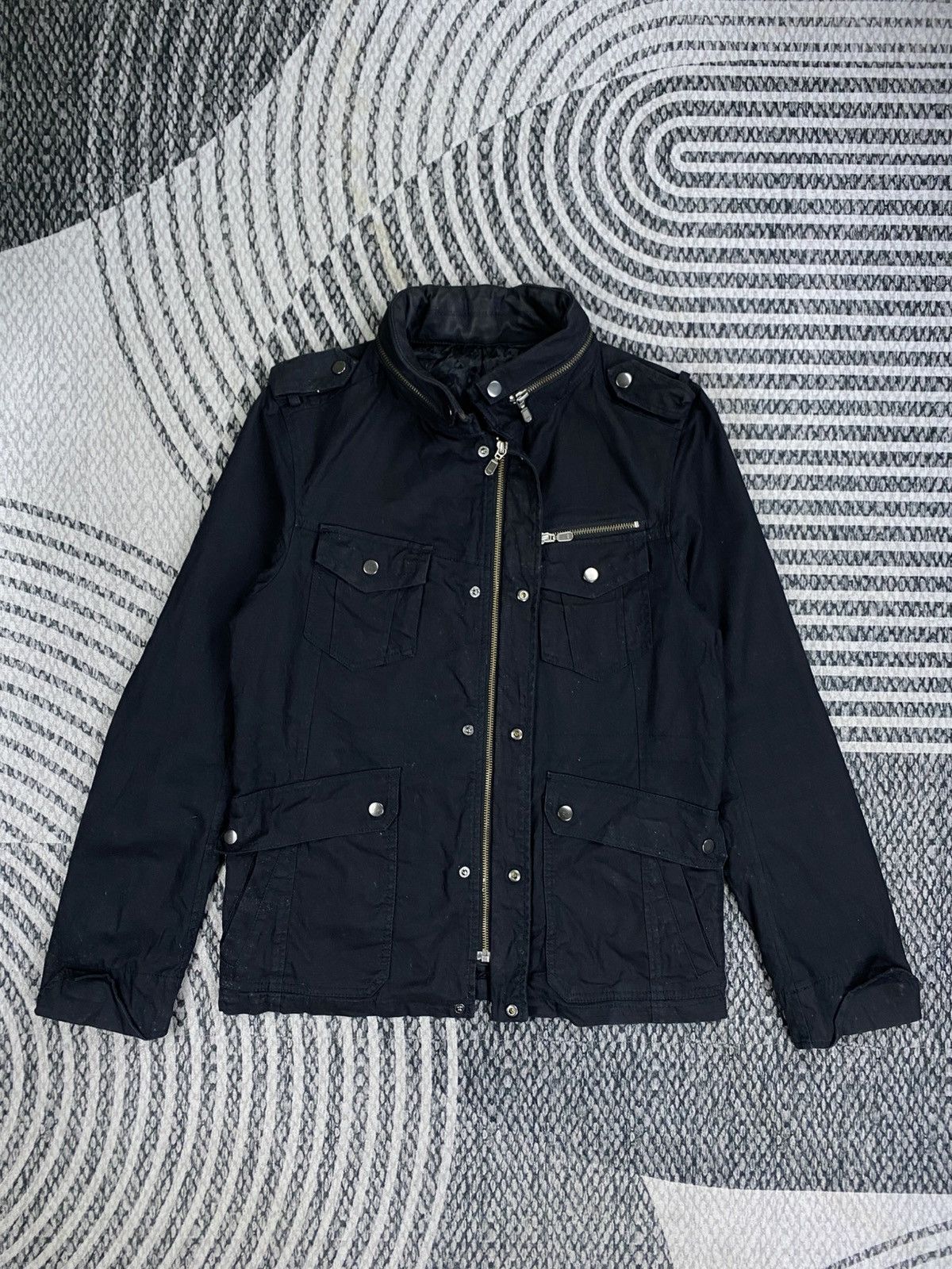 Michel Klein Klein Plus Homme Multipocket Zipper Jacket Size US S / EU 44-46 / 1 - 5 Thumbnail