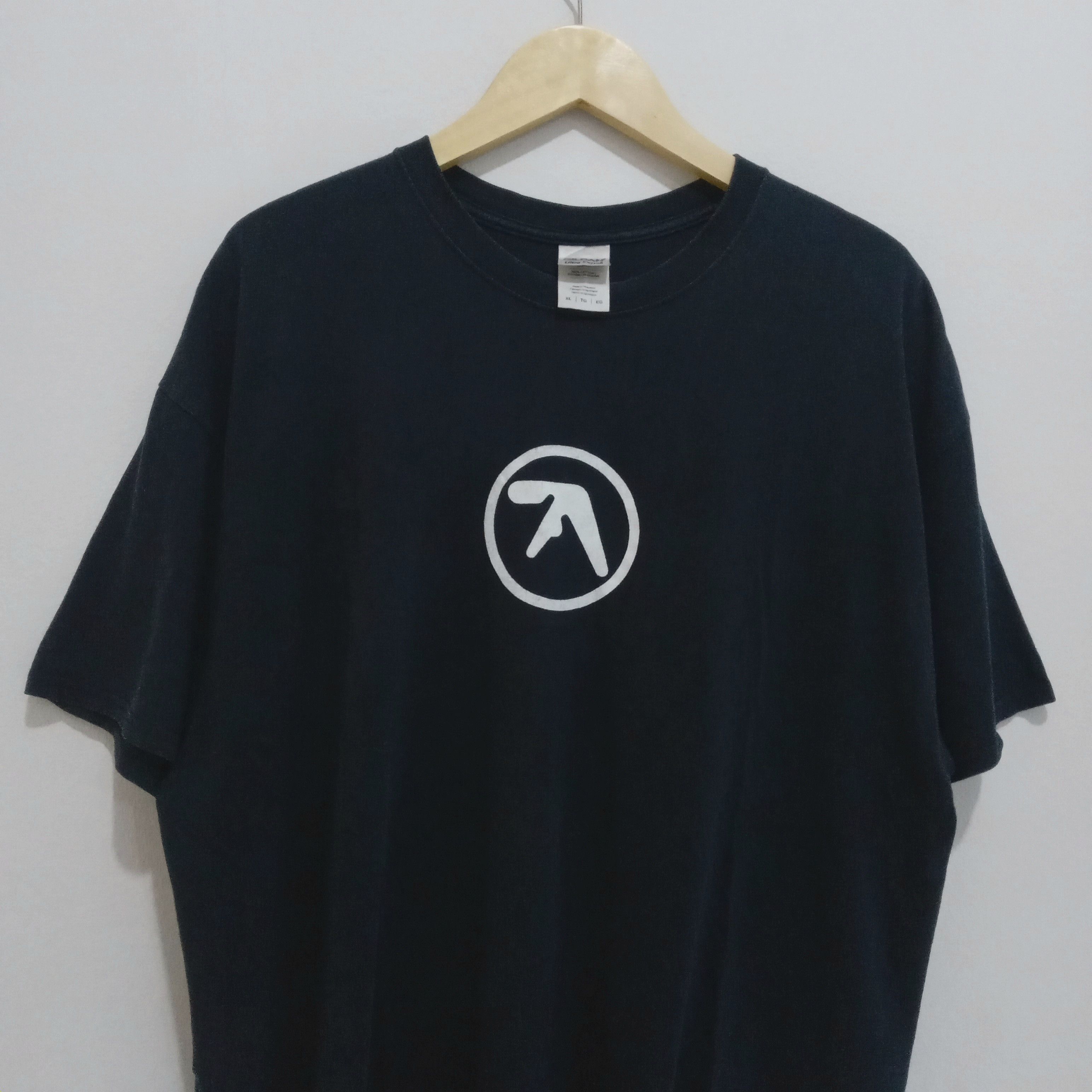 Gildan APHEX TWIN logo T-shirt Size US XL / EU 56 / 4 - 3 Thumbnail