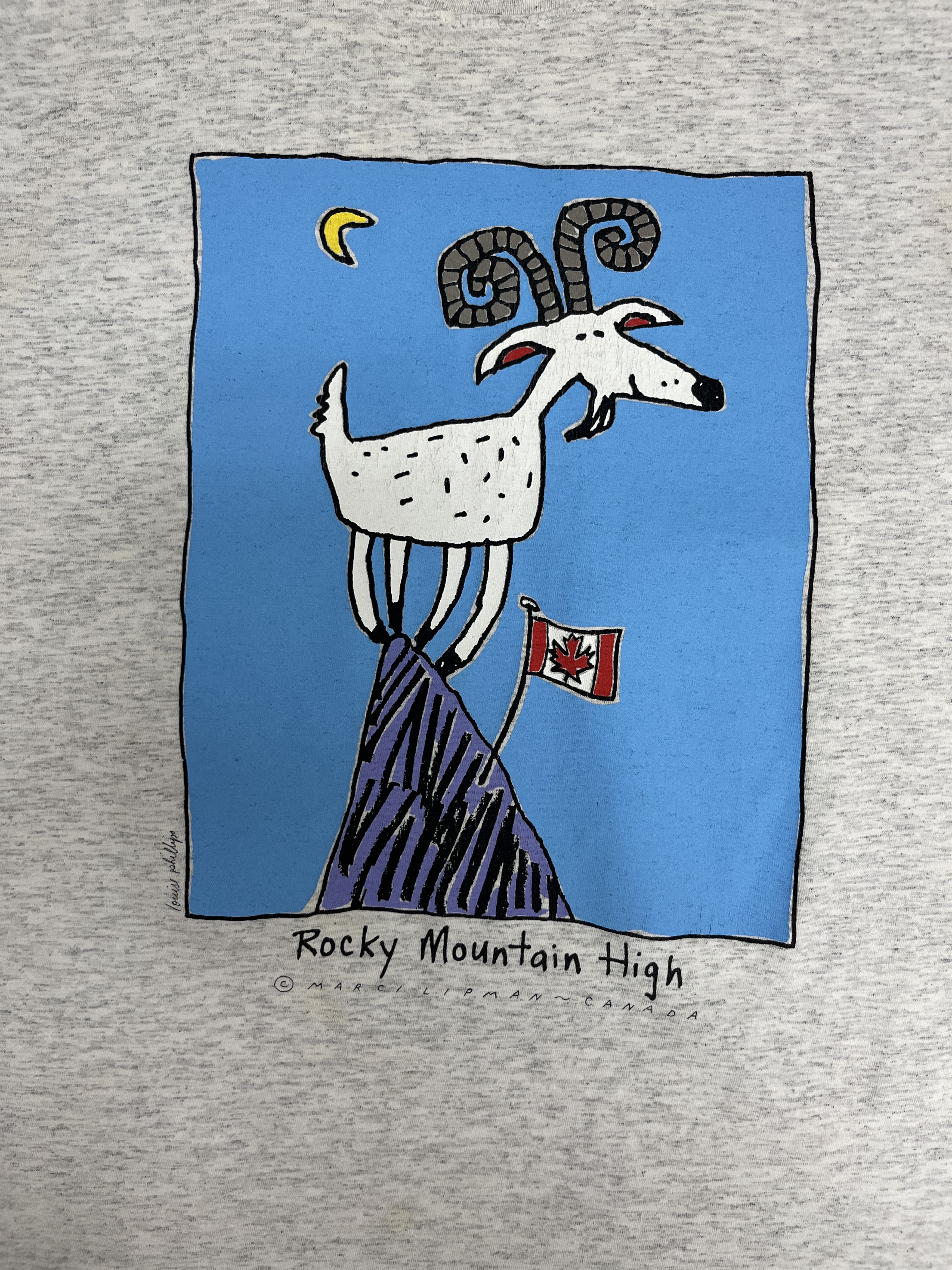 Vintage Rocky Mountain High Vintage Grey T-Shirt Tee Size US M / EU 48-50 / 2 - 2 Thumbnail