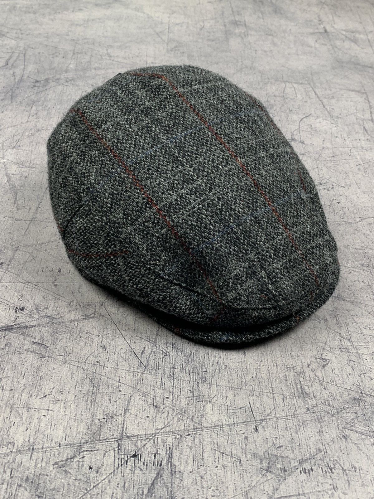 Harris Tweed × Vintage New Harris Tweed Wool Flat Hat Cap Size ONE SIZE - 5 Thumbnail