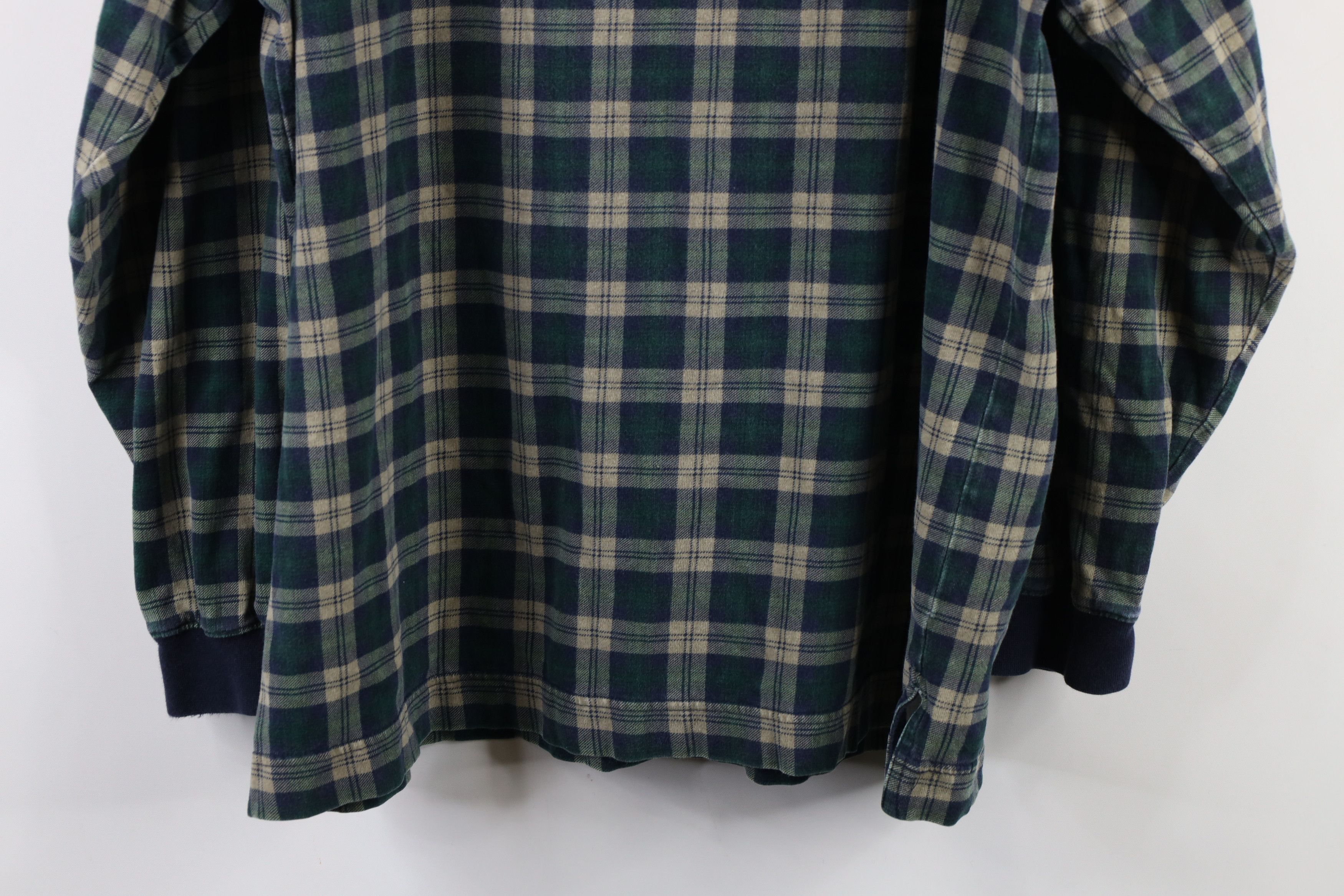 Vintage Vintage 90s Streetwear Heavyweight Long Sleeve Polo Shirt Size US XL / EU 56 / 4 - 14 Thumbnail