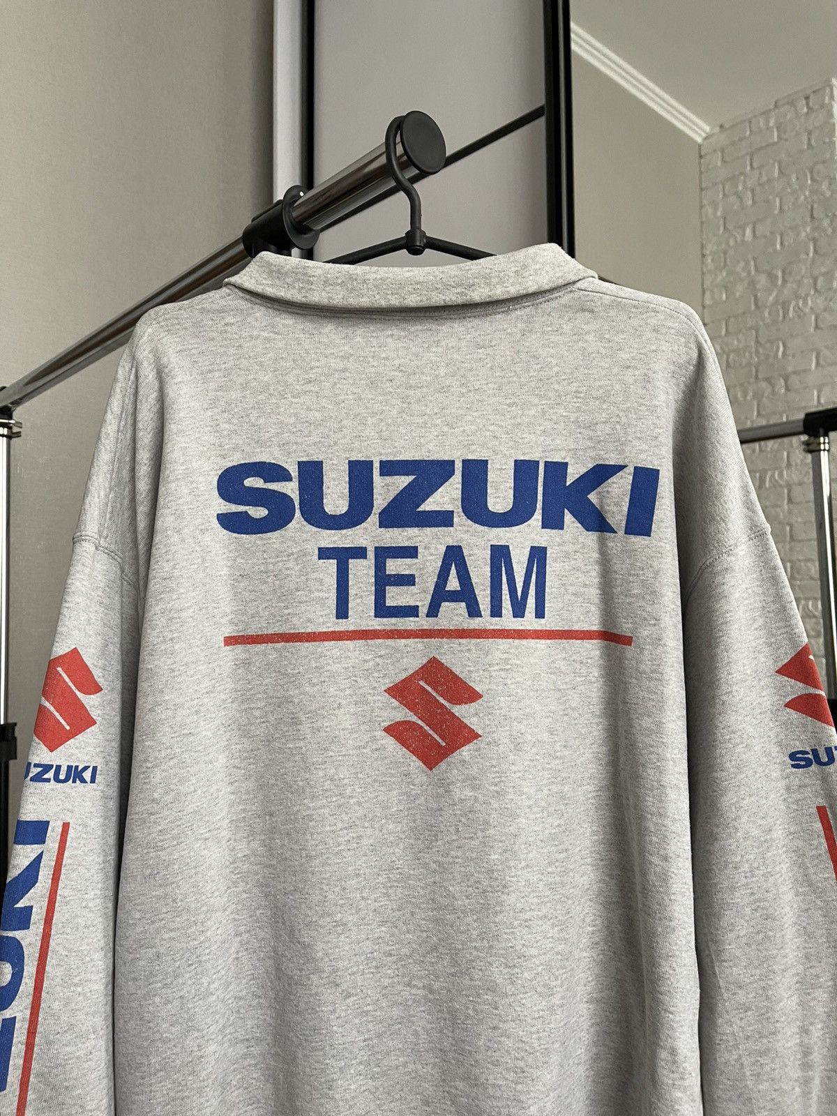 Other Suzuki Team Vintage Racing 1/4 Zip Sweatshirt 90s Size US XXL / EU 58 / 5 - 8 Thumbnail