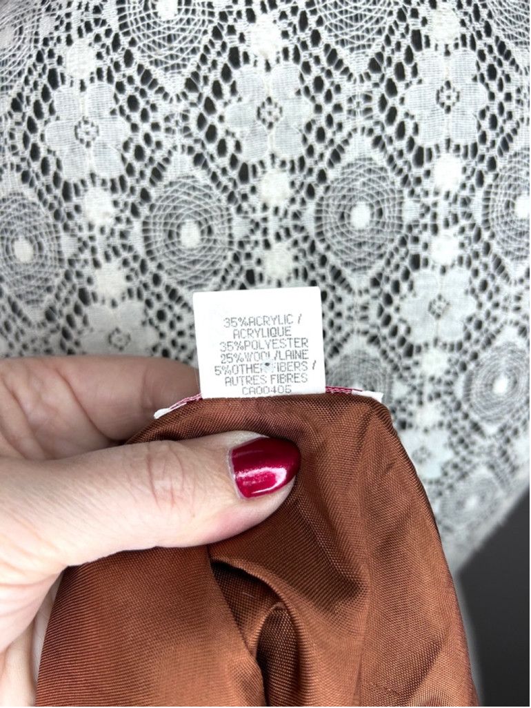Other Vintage 80s above knee plaid, kilt Skirt, M, Brown and White Size 32" / US 10 / IT 46 - 11 Thumbnail