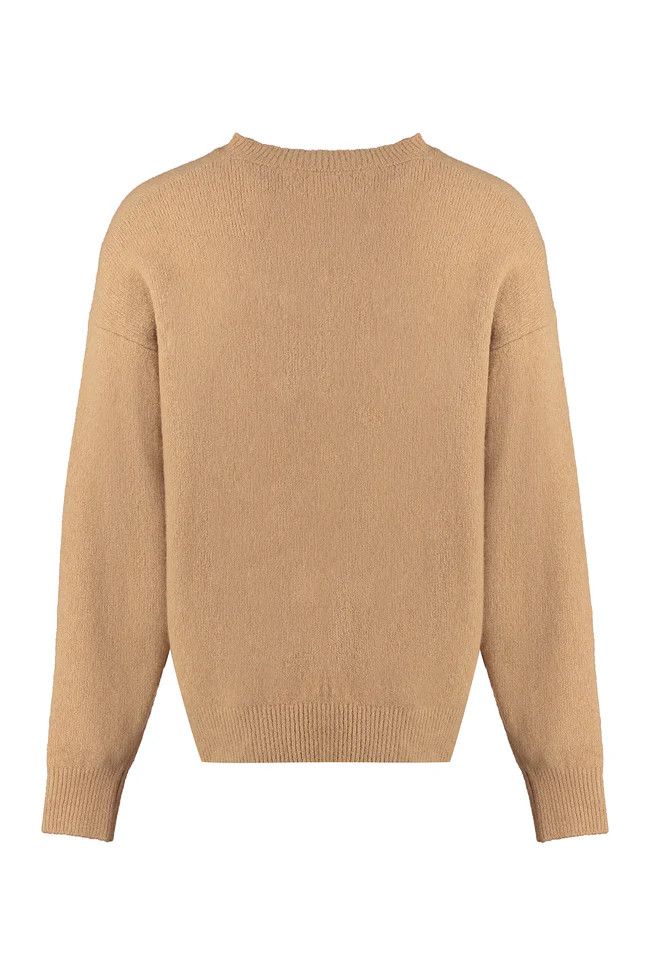 Palm Angels o1y0325 Logo Crewneck Sweater in Camel Size US XL / EU 56 / 4 - 2 Thumbnail