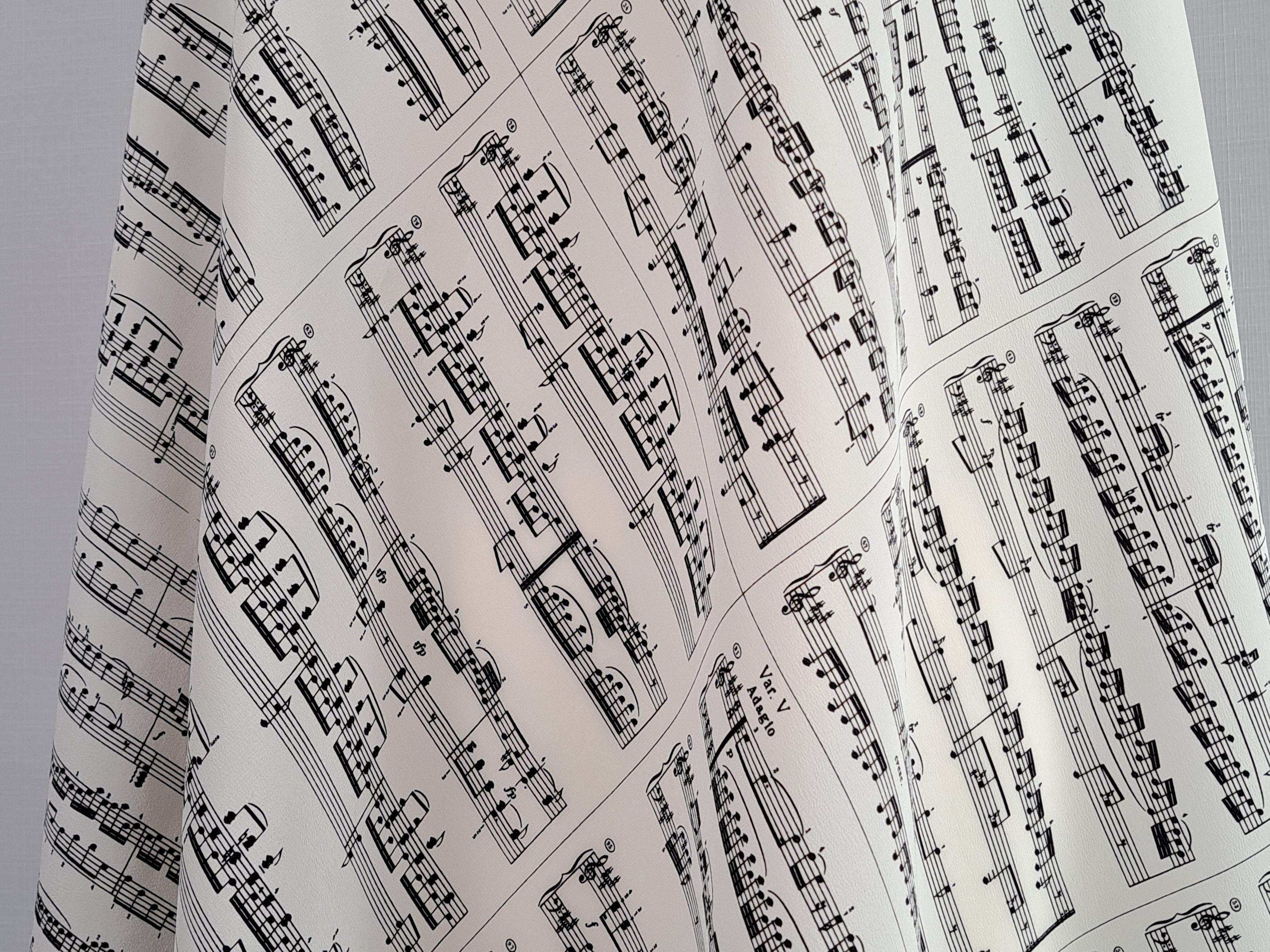 Vintage Vintage Rare Wolfgang Amadeus MOZART Sonate silk scarf. Size ONE SIZE - 14 Thumbnail