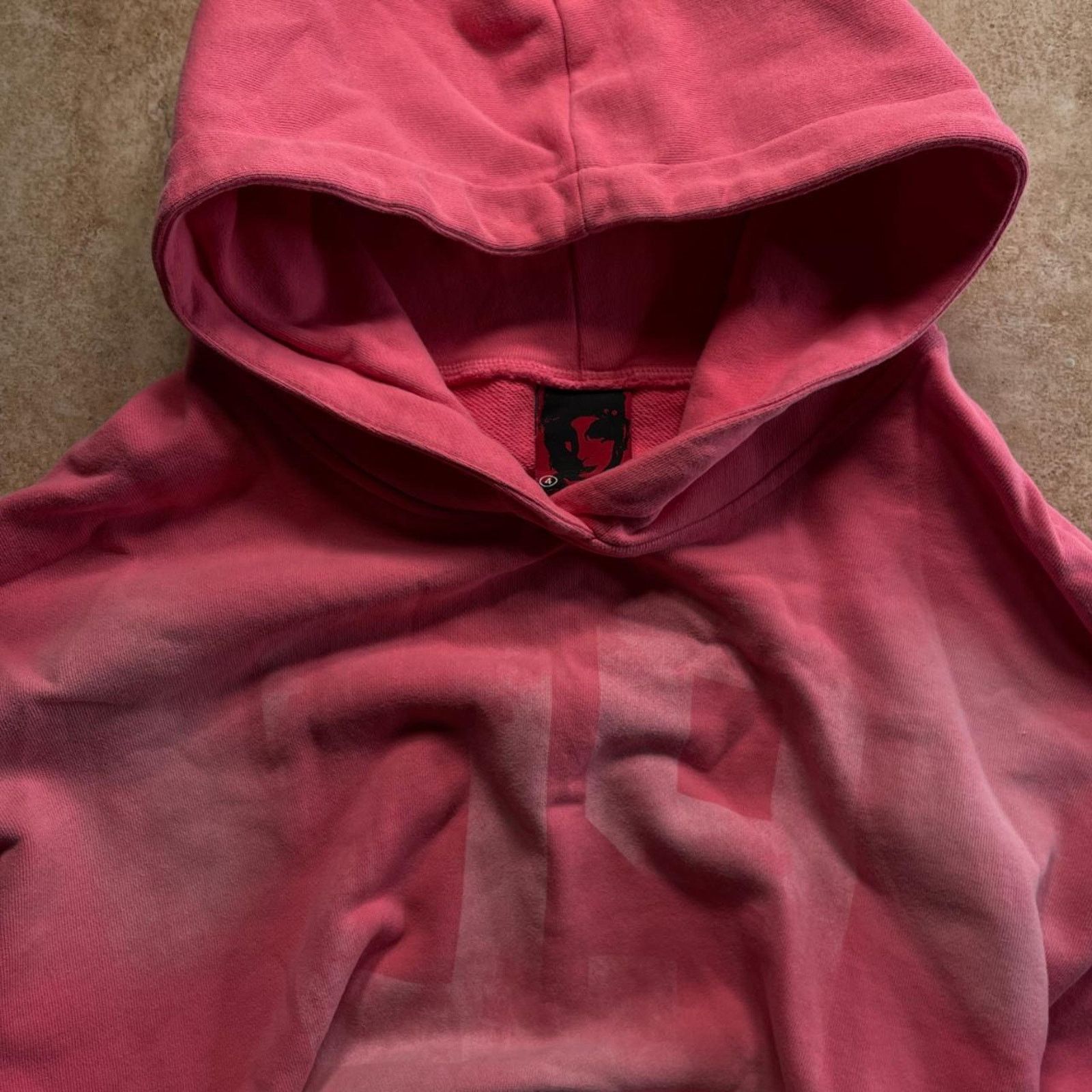 Japanese Brand Vintage Wash '09' Faded Print Pink Hoodie Size US M / EU 48-50 / 2 - 4 Thumbnail