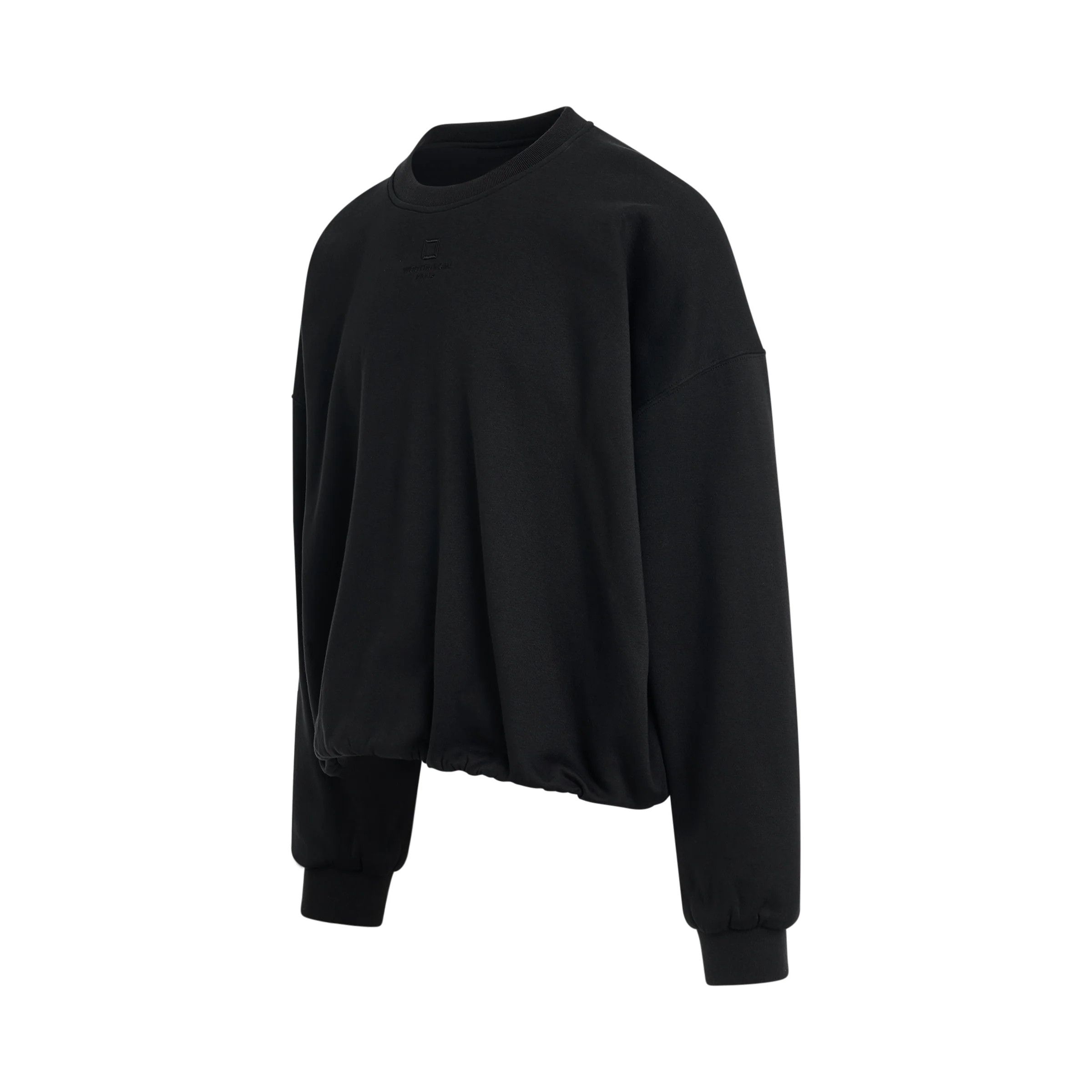 Wooyoungmi o1mris0824 Drawstring Sweatshirt in Black Size US L / EU 52-54 / 3 - 2 Thumbnail