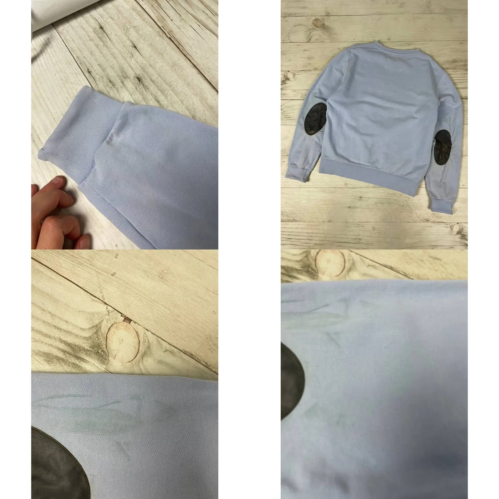 Maison Margiela Maison Margiela Sweatshirt Mens Sz M blue Logo Crew Neck Pullover Cotton Vintage: No Size US M / EU 48-50 / 2 - 11 Thumbnail