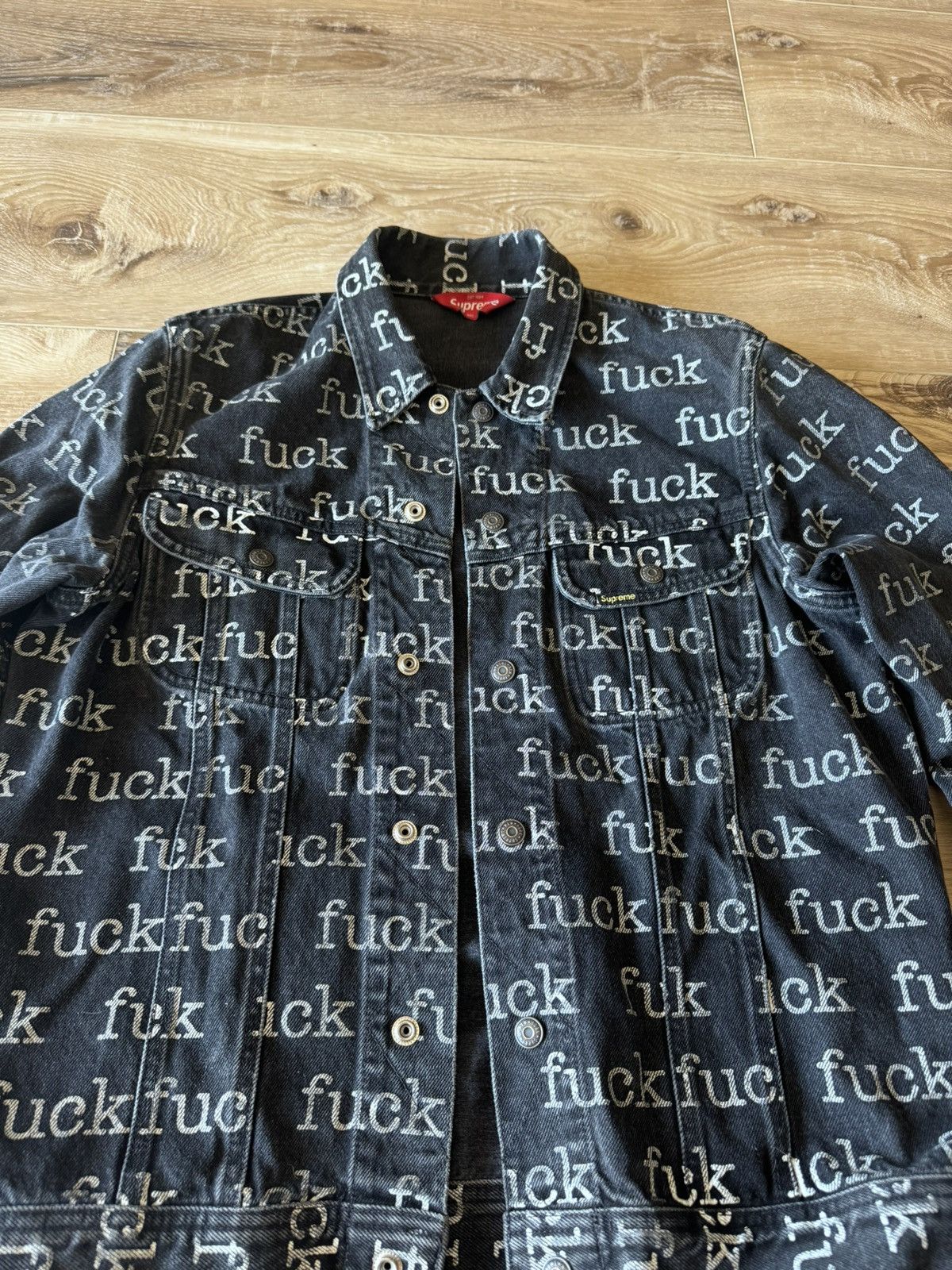 Supreme Supreme Fuck Denim Jacket SS13 Size US M / EU 48-50 / 2 - 2 Thumbnail