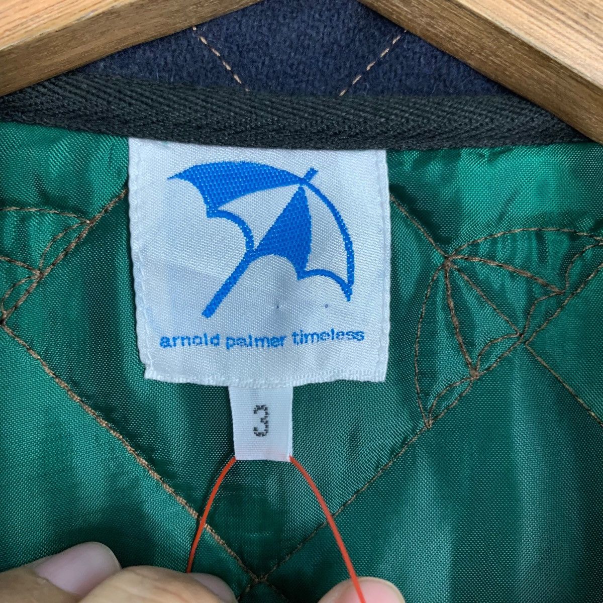 Japanese Brand Vintage ARNOLD PALMER TIMELESS Quilted Jacket #2731-C123 Size S / US 4 / IT 40 - 15 Thumbnail