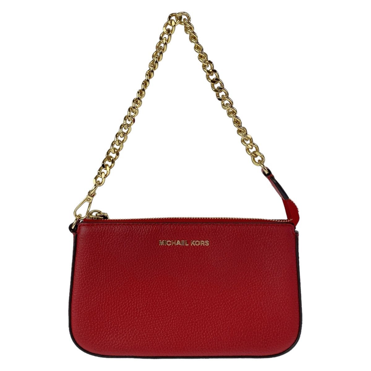 Michael Kors Michael Kors Michael Kors Jet Set Medium Leather Handbag Red Leather Handbag in Excellent Condition Size ONE SIZE - 1 Thumbnail