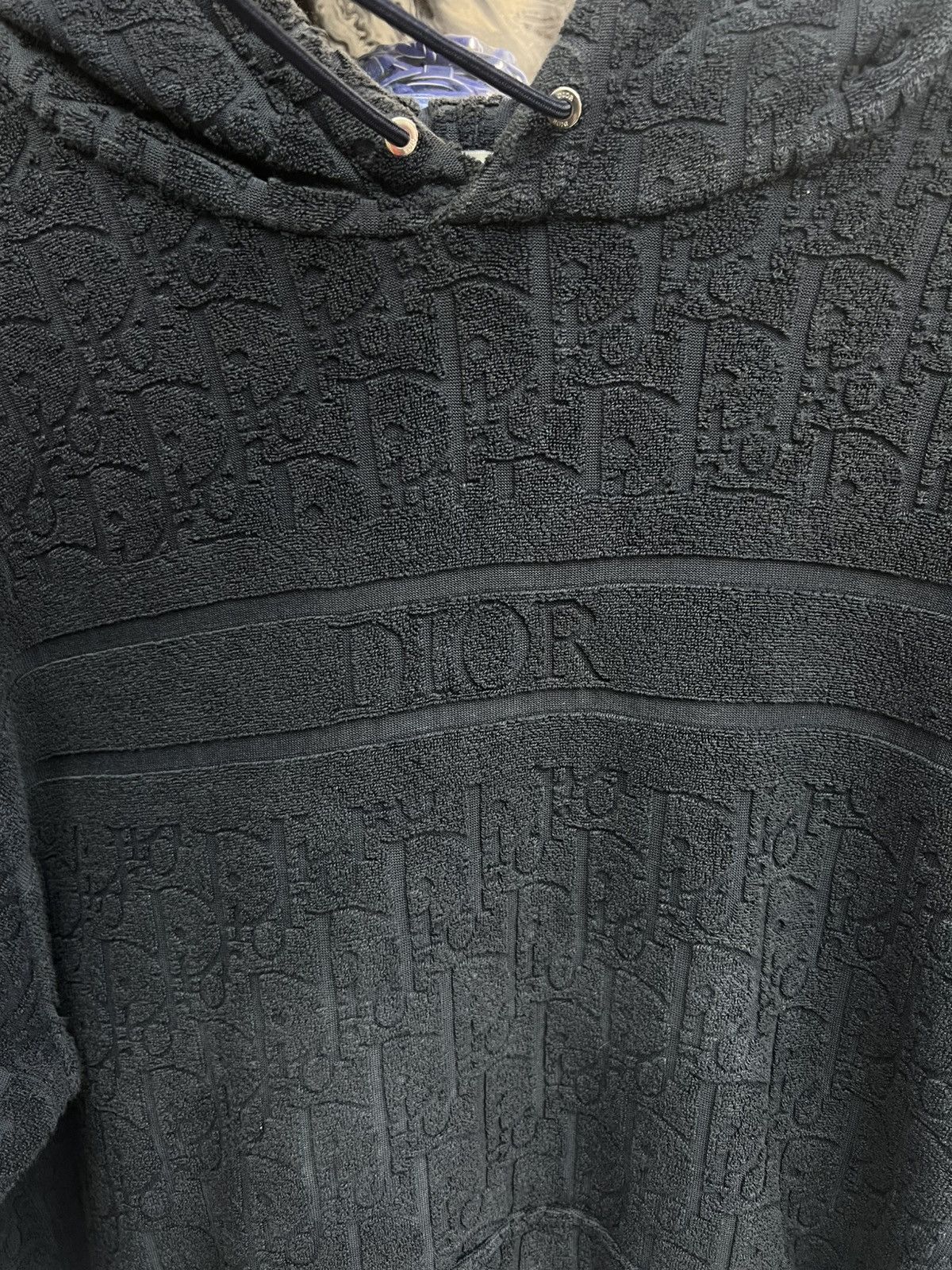 Dior Dior Oblique Navy Hoodie Size US L / EU 52-54 / 3 - 6 Thumbnail