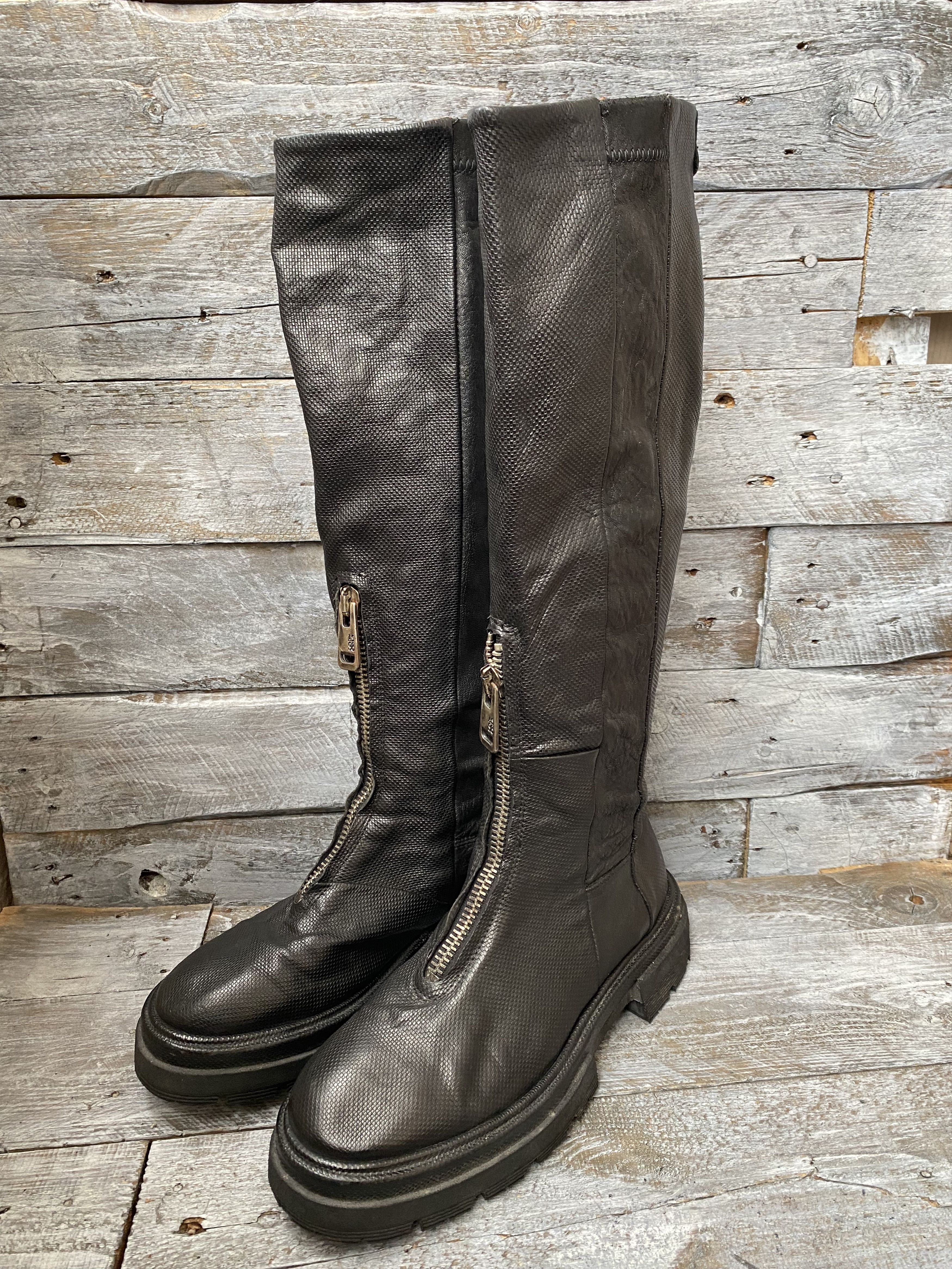 A.S.98 As 98 grunge long riding boots sz 39 Size US 9 / IT 39 - 2 Thumbnail