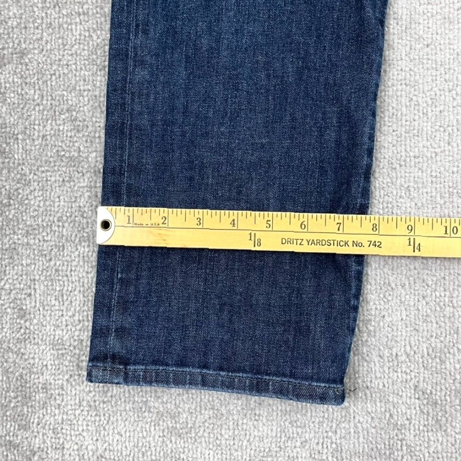 Denime AG Adriano Goldschmied Jeans Slim Straight Everett Mens 34x33 Blue Denim Size US 34 / EU 50 - 6 Thumbnail