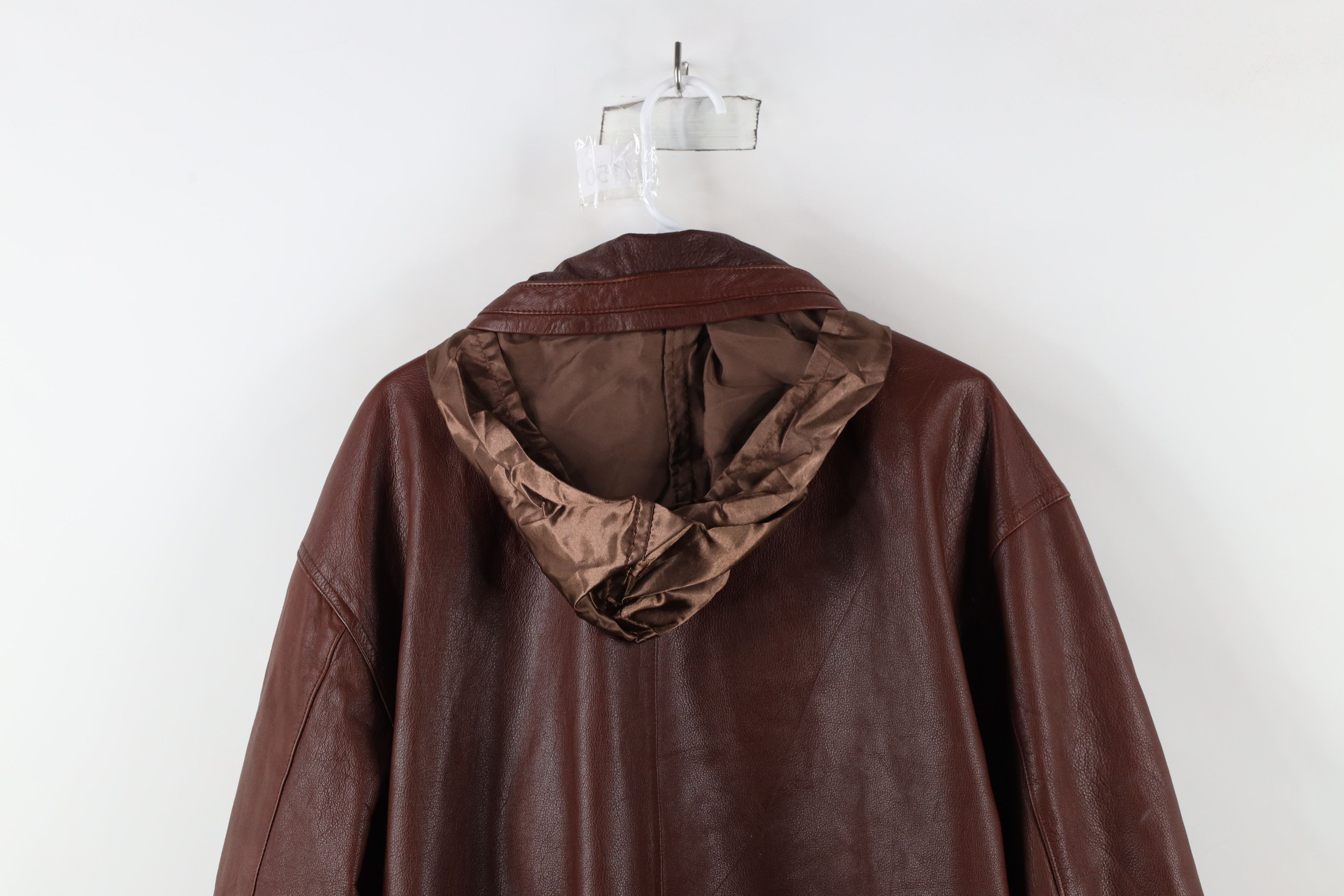 Vintage Vintage 90s Streetwear Quilted Leather Chore Barn Jacket Size US M / EU 48-50 / 2 - 15 Thumbnail