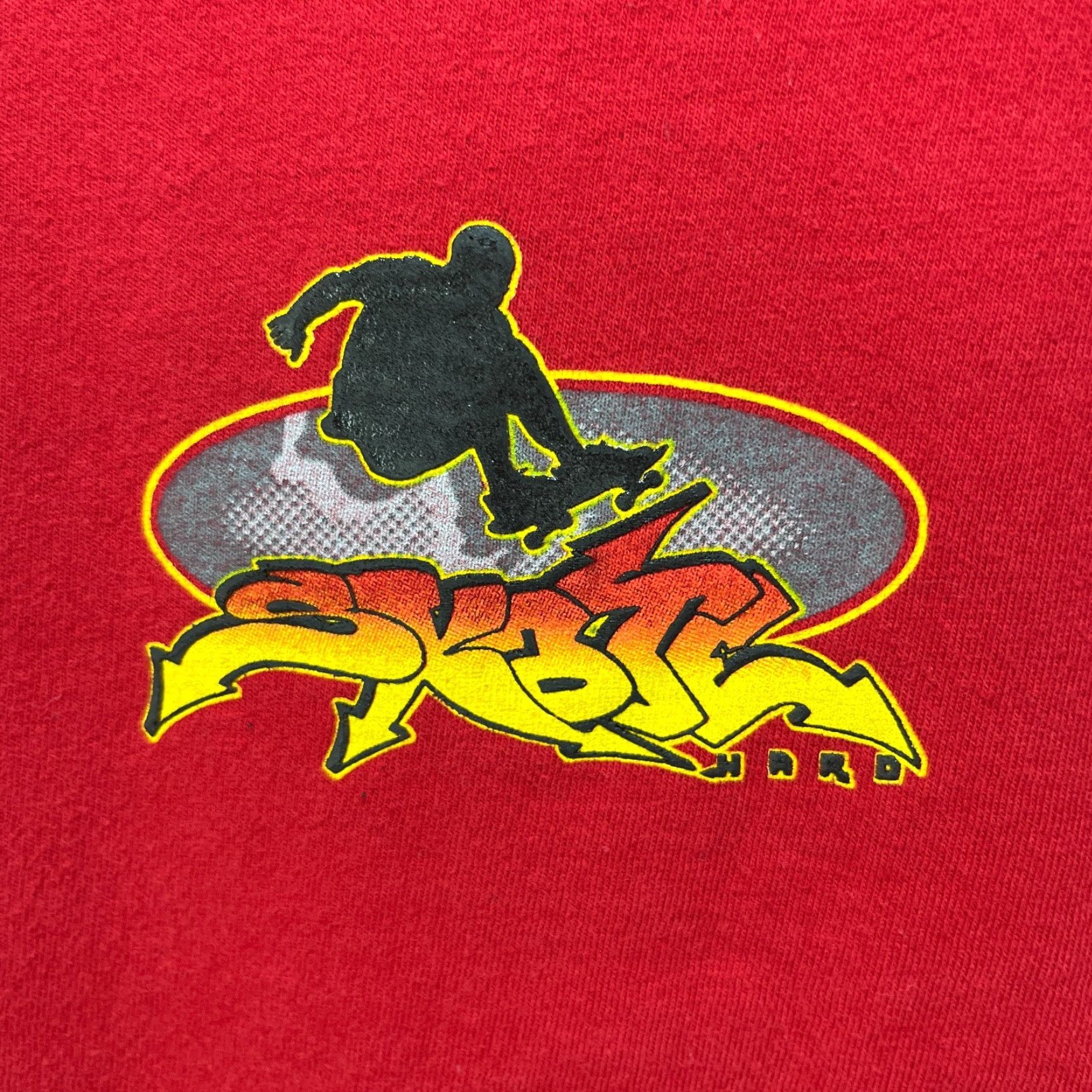 Vintage VINTAGE No Boundaries T-Shirt Shirt Mens M Red 90s Graffiti Skate Boundaries T Shirt Size US M / EU 48-50 / 2 - 6 Thumbnail