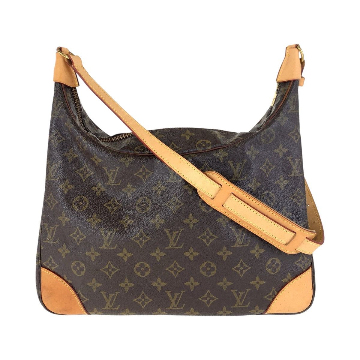 Louis Vuitton Louis Vuitton Boulogne 35 Monogram Shoulder Bag Canvas Shoulder Bag M51260 in Brown, Women's