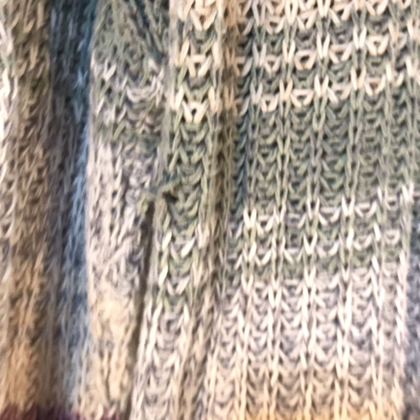 American Eagle Outfitters American Eagle Outfitters Tunic Sweater Women Size S Multicolor Striped 3/4 Sleeve Open-Knit Fall Winter Colorful Womens Size S / US 4 / IT 40 - 2 Thumbnail