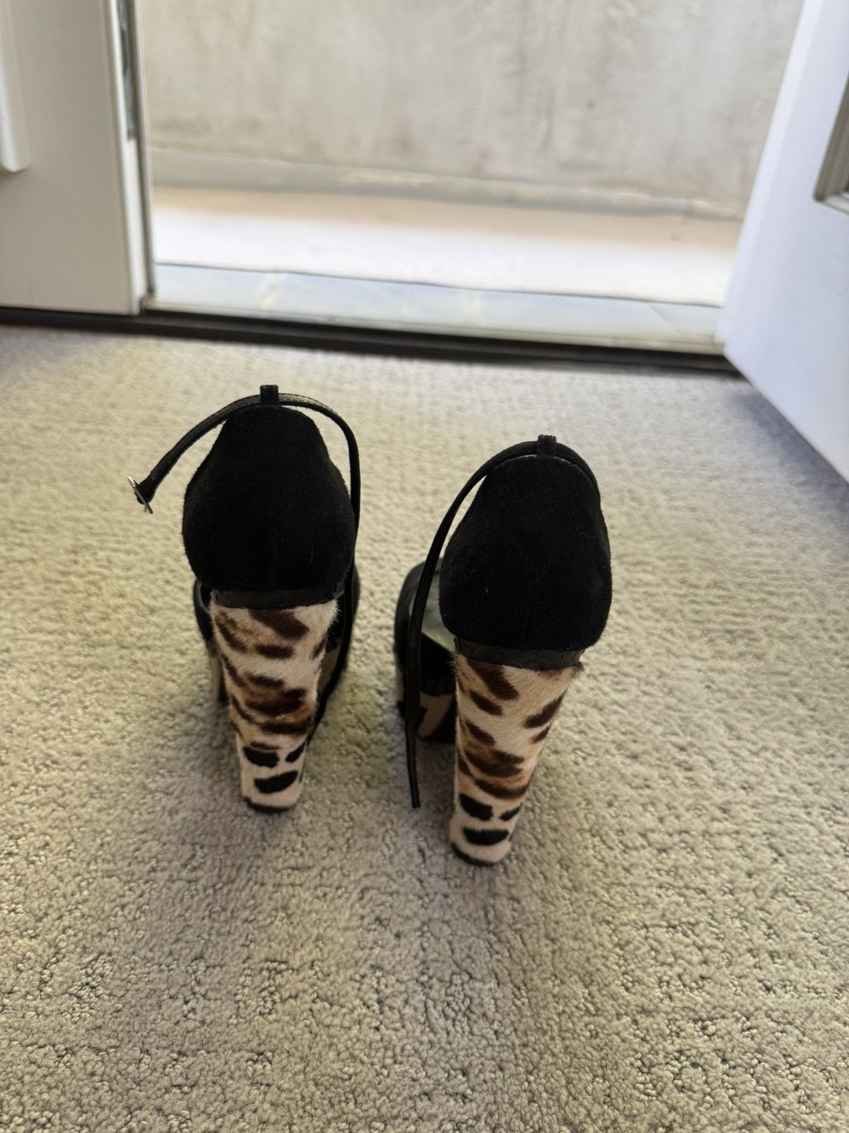 Giuseppe Zanotti Giuseppe Zanotti Leopard Platform Heels Size US 9.5 / IT 39.5 - 4 Thumbnail