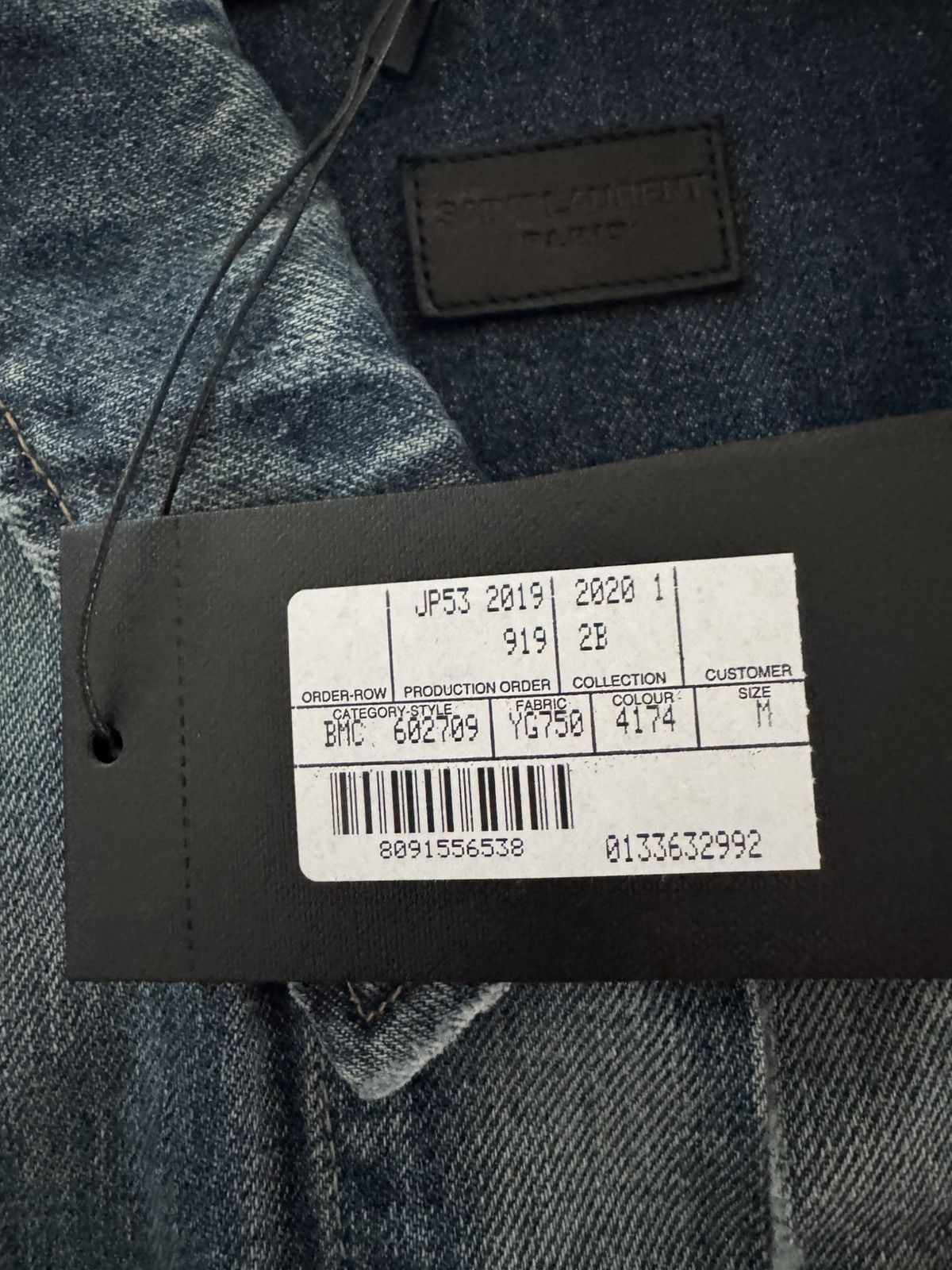 Saint Laurent Paris NWT Saint Laurent Destroyed Denim Jacket Size US M / EU 48-50 / 2 - 4 Thumbnail