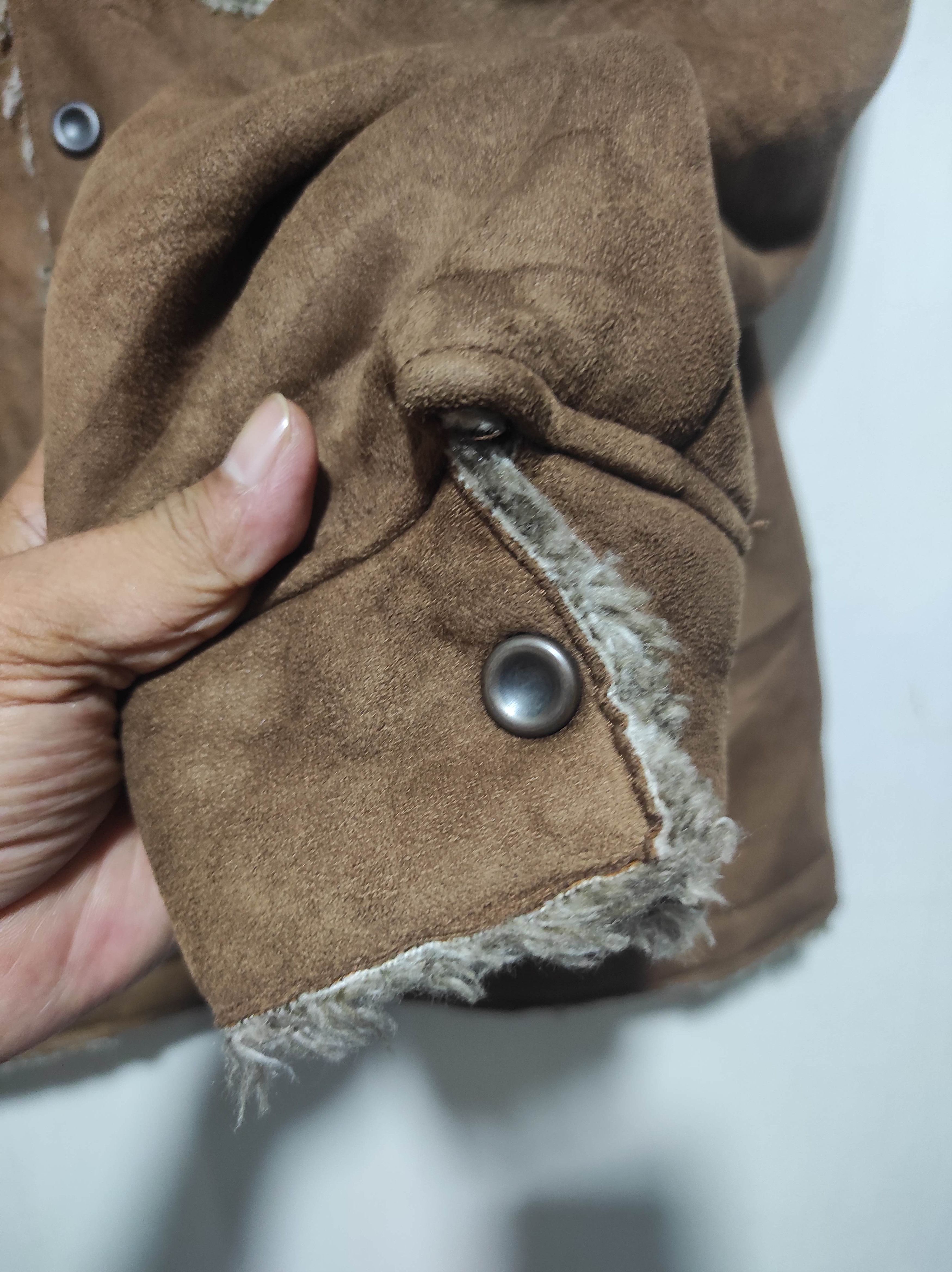 14th Addiction Flash Report Vintage Fatigues Suede Parka Jacket Size US S / EU 44-46 / 1 - 10 Thumbnail