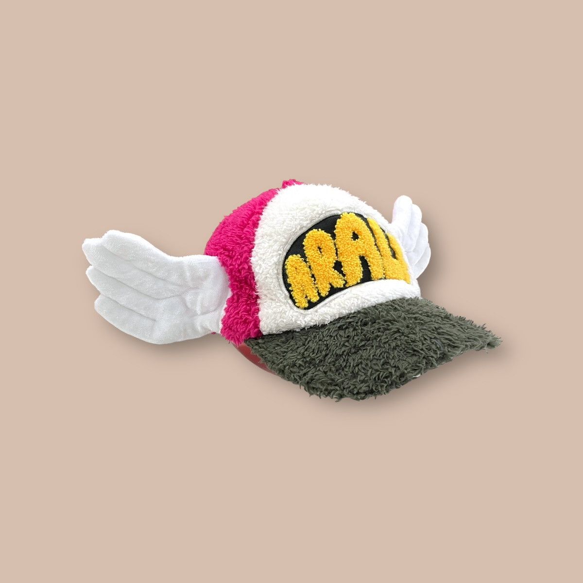 Anime Vintage 2008 Dr.Slumps "ARALE" Wings Fur Hat Size ONE SIZE - 3 Thumbnail