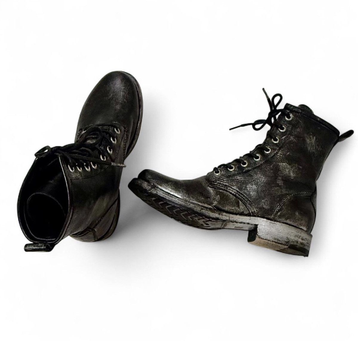 Frye $450 - Frye Black Leather Boots (Made in Mexico) | Size: 7 Size US 7 / IT 37 - 2 Thumbnail