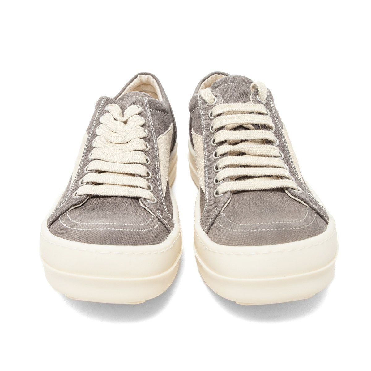 Rick Owens DRKSHDW Hollywood Vintage Sneaker Low Dust Milk Size US 6 / IT 36 - 5 Thumbnail