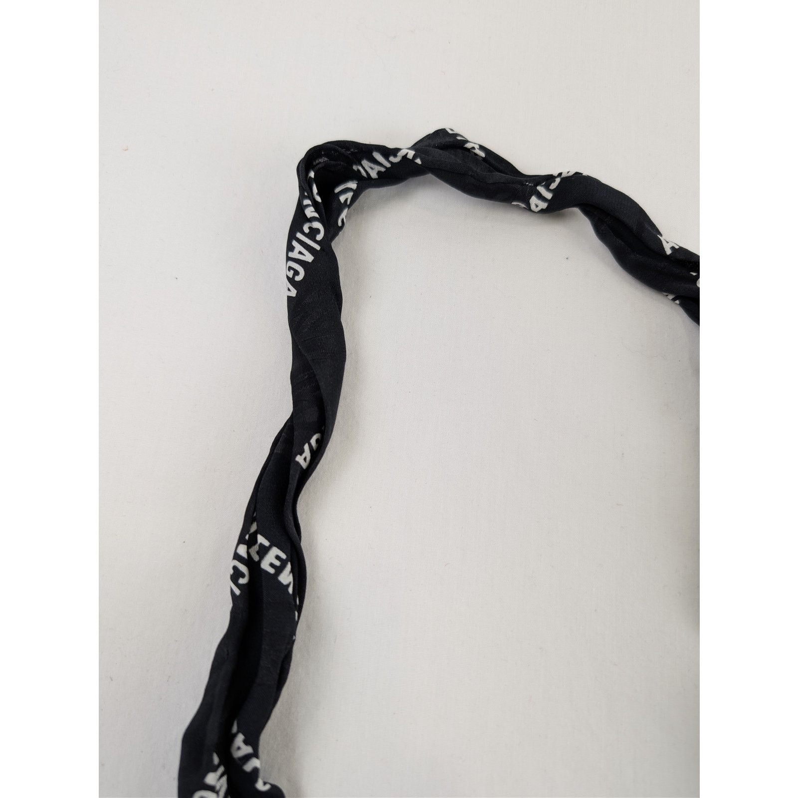 Balenciaga o1rshd1 Q:2/OS/ SC All Over Cropped Jacquard BB Monogram Tie Size ONE SIZE - 7 Thumbnail