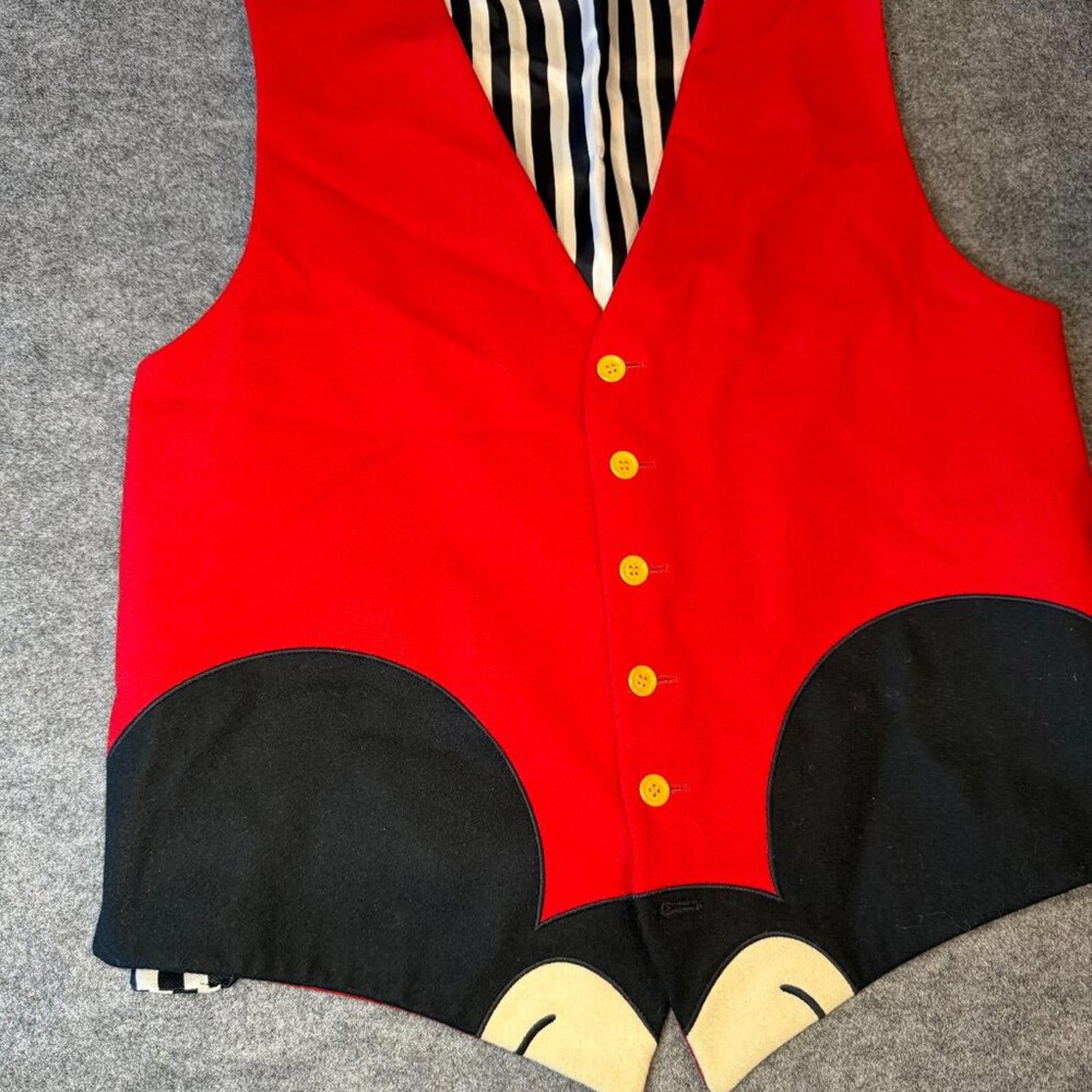 Other RARE Vintage MOSCHINO Cheap & Chic Mickey Mouse Vest Wool Size M / US 6-8 / IT 42-44 - 4 Thumbnail